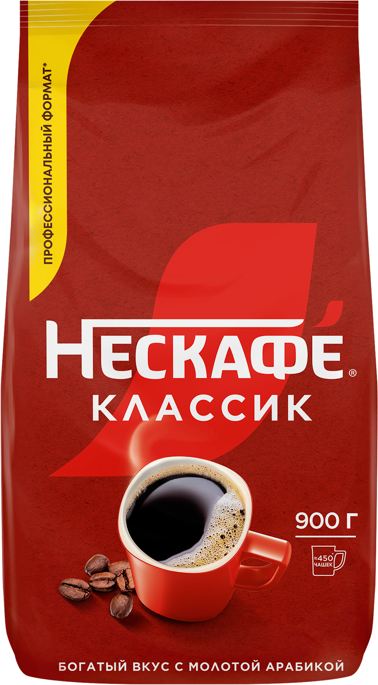 Изображение товара Растворимый кофе НЕСКАФЕ Классик натуральный жареный 900г - насыщенный вкус и аромат Изображение товара Растворимый кофе НЕСКАФЕ Классик натуральный жареный 900г - насыщенный вкус и аромат