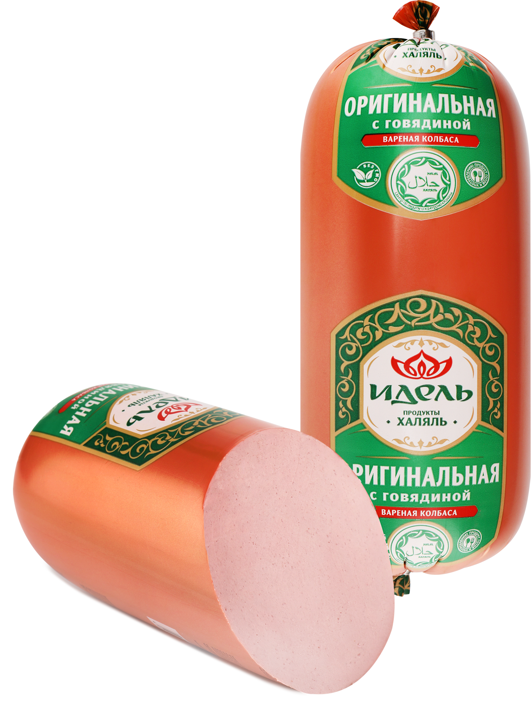 Изображение товара Колбаса вареная ИДЕЛЬ Оригинальная с говядиной, 1 кг, халяль Изображение товара Колбаса вареная ИДЕЛЬ Оригинальная с говядиной, 1 кг, халяль