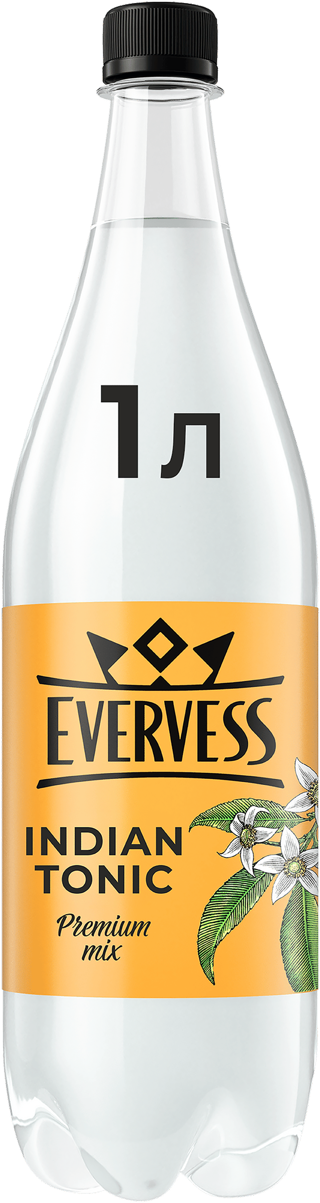 Изображение товара Напиток EVERVESS Индиан тоник сильногазированный, 1л