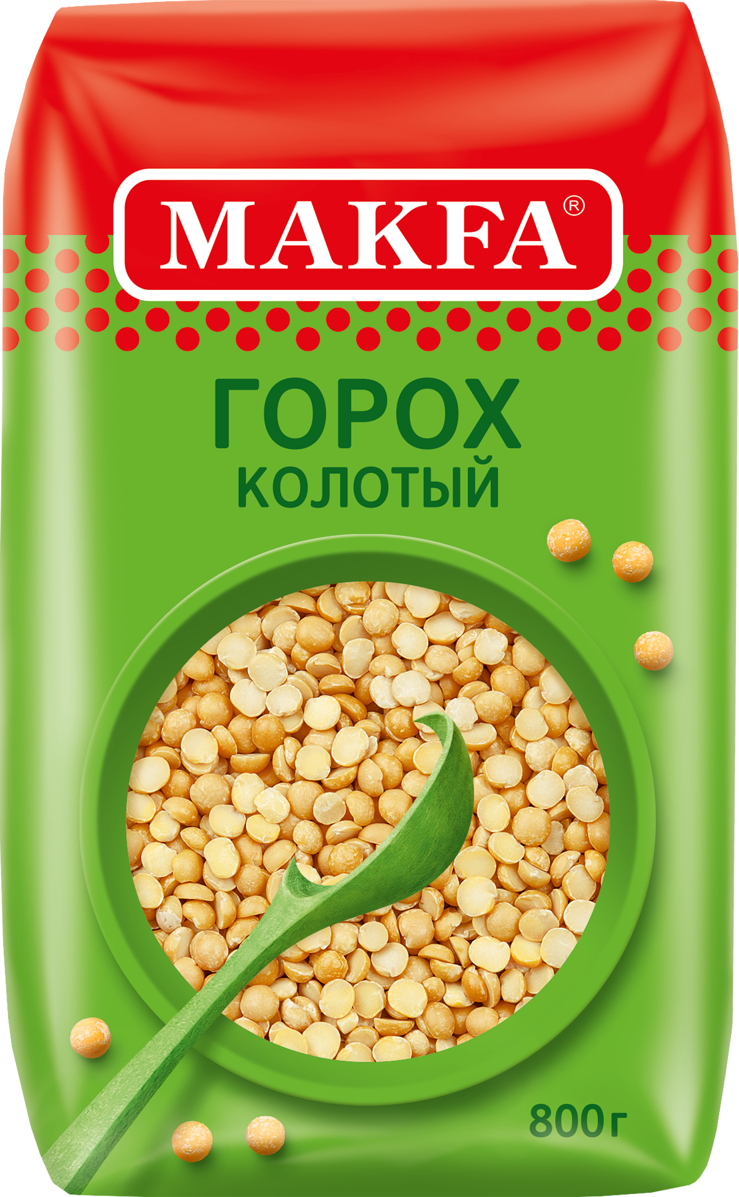 Изображение товара Бобовые Горох MAKFA шлифованный 800г для первых блюд и каш Изображение товара Бобовые Горох MAKFA шлифованный 800г для первых блюд и каш