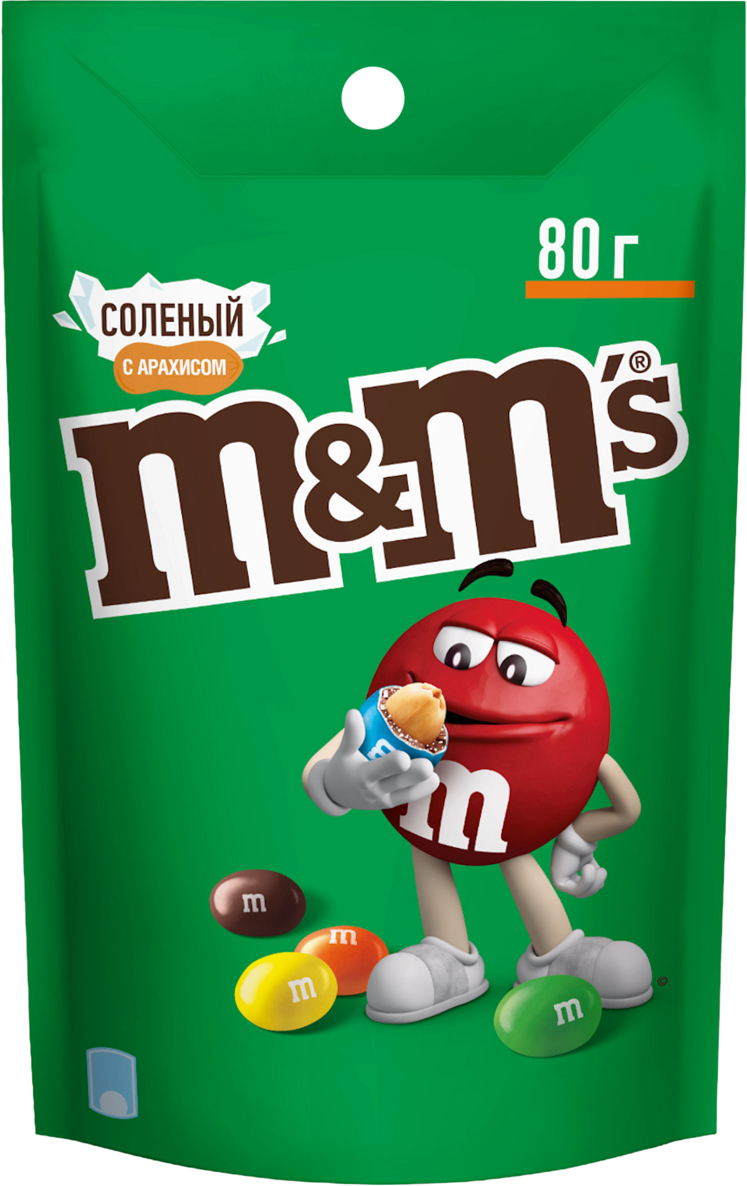 Изображение товара Драже M&M'S с соленым арахисом, 80г Изображение товара Драже M&M'S с соленым арахисом, 80г