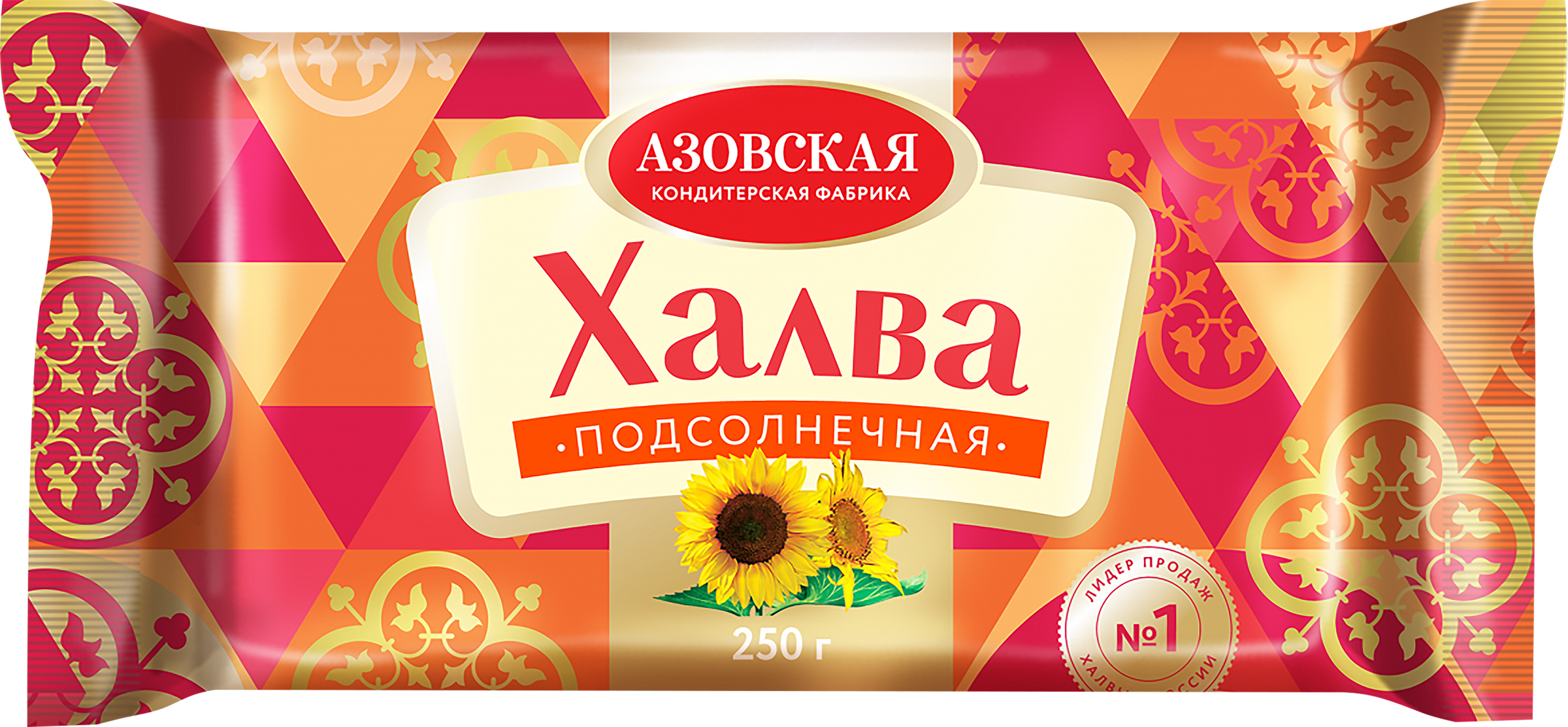 Изображение товара Халва подсолнечная АЗОВСКАЯ КФ 250г натуральный веганский сладкий продукт Изображение товара Халва подсолнечная АЗОВСКАЯ КФ 250г натуральный веганский сладкий продукт