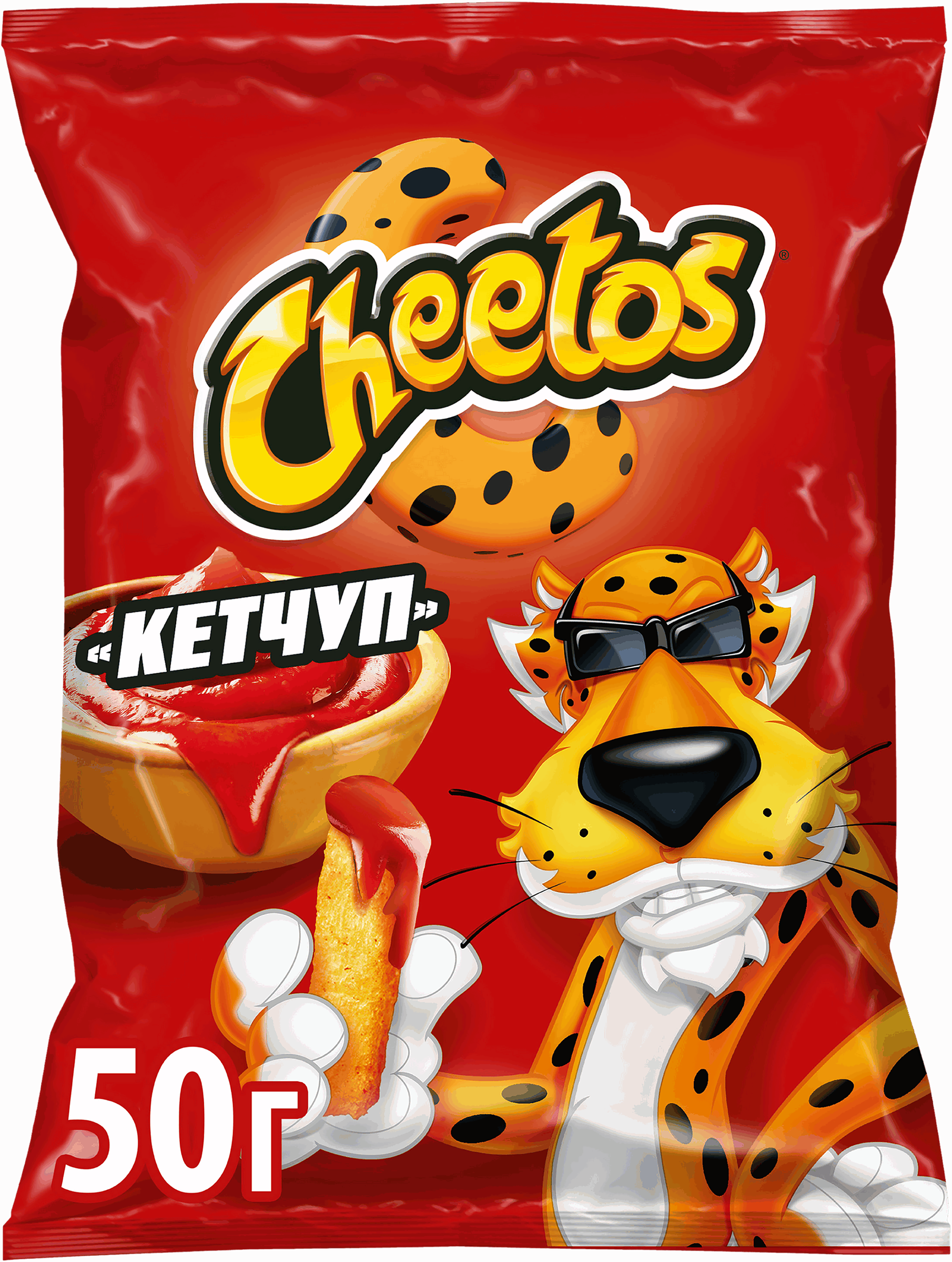 Изображение товара Кукурузные снеки CHEETOS Кетчуп 50г мягкая упаковка Изображение товара Кукурузные снеки CHEETOS Кетчуп 50г мягкая упаковка