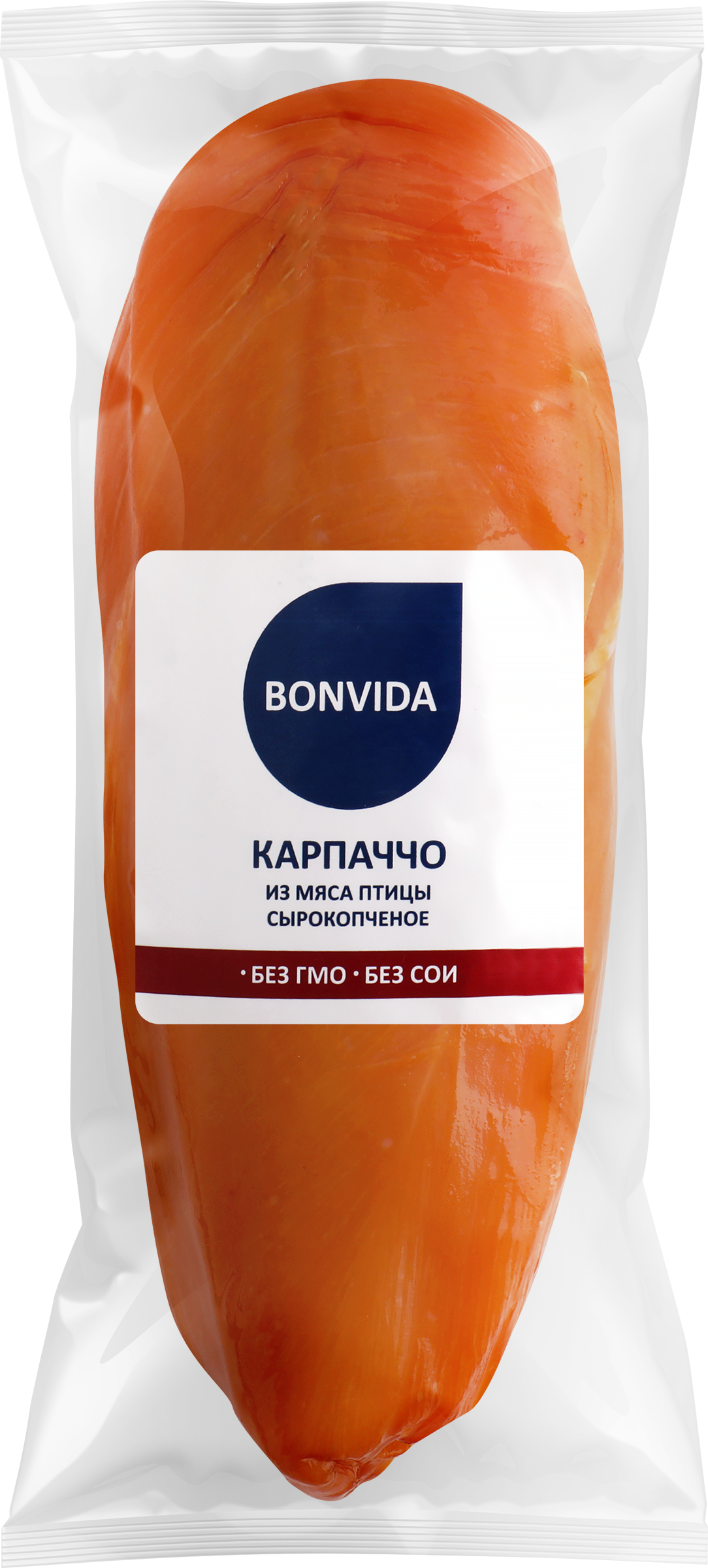 Изображение товара Карпаччо сырокопченое из мяса птицы BONVIDA, весовое Изображение товара Карпаччо сырокопченое из мяса птицы BONVIDA, весовое