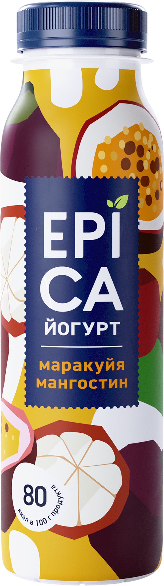 Изображение товара Йогурт питьевой EPICA с маракуйей и мангостином 2,5% - натуральный бодрящий напиток Изображение товара Йогурт питьевой EPICA с маракуйей и мангостином 2,5% - натуральный бодрящий напиток