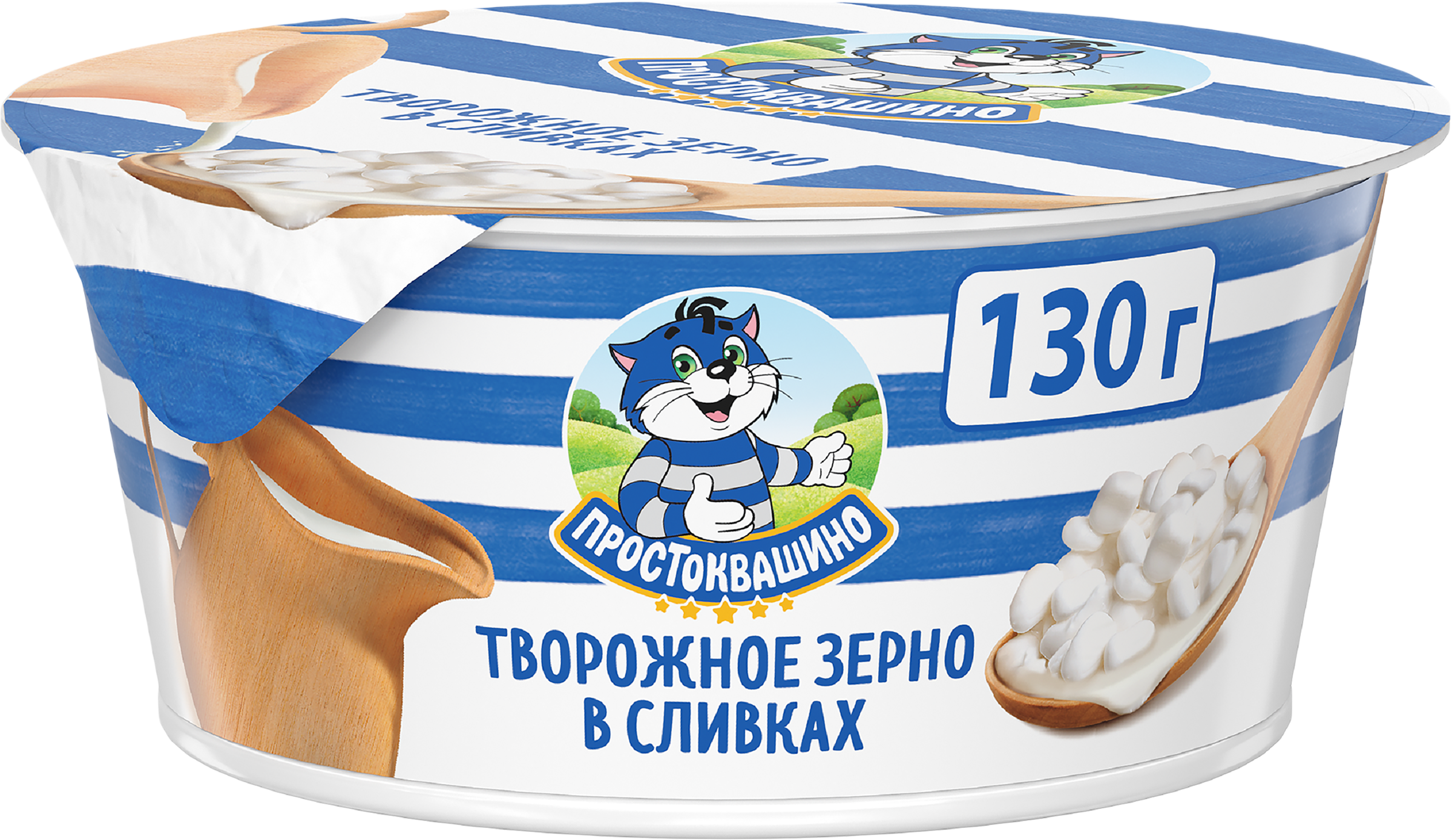 Изображение товара Продукт творожный ПРОСТОКВАШИНО Творожное зерно 5% без змж, 130г Изображение товара Продукт творожный ПРОСТОКВАШИНО Творожное зерно 5% без змж, 130г
