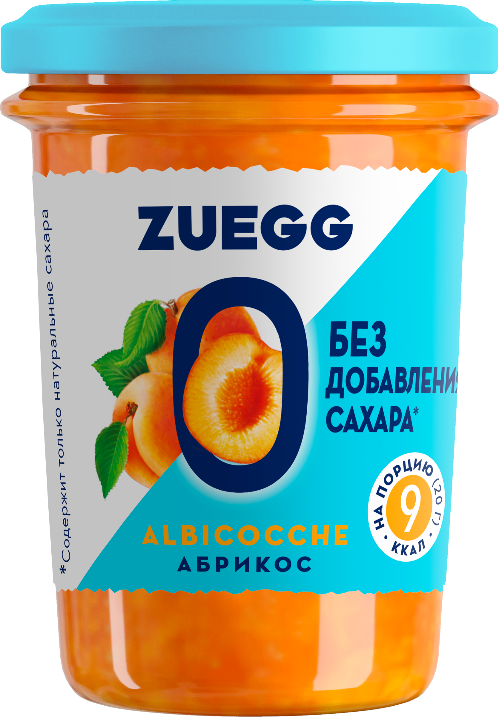 Изображение товара Конфитюр с пониженной калорийностью ZUEGG Абрикос, без сахара, 220г Изображение товара Конфитюр с пониженной калорийностью ZUEGG Абрикос, без сахара, 220г
