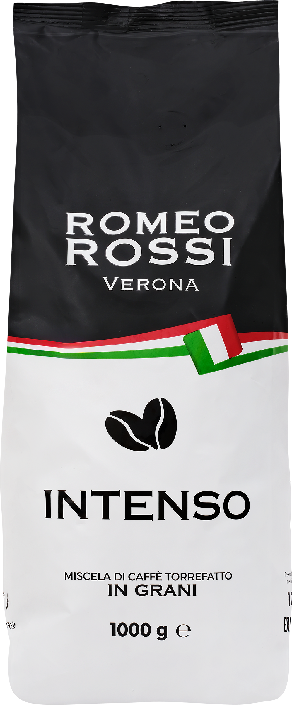 Изображение товара Кофе зерновой ROMEO ROSSI Intenso натуральный жареный 1кг Изображение товара Кофе зерновой ROMEO ROSSI Intenso натуральный жареный 1кг