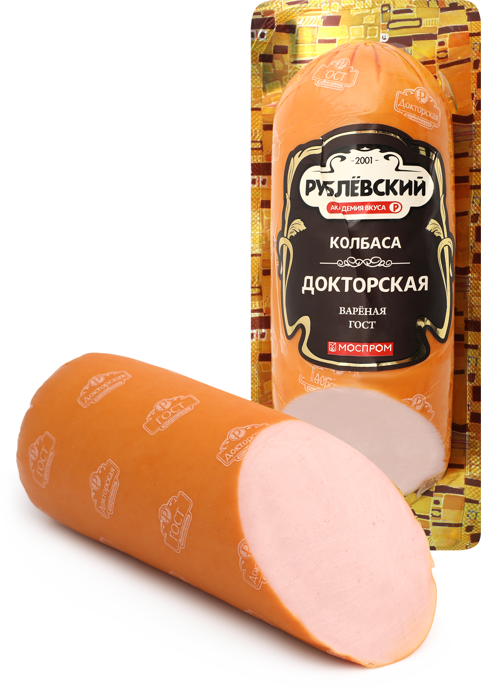 Изображение товара Колбаса вареная РУБЛЁВСКИЙ Докторская, 400г Изображение товара Колбаса вареная РУБЛЁВСКИЙ Докторская, 400г