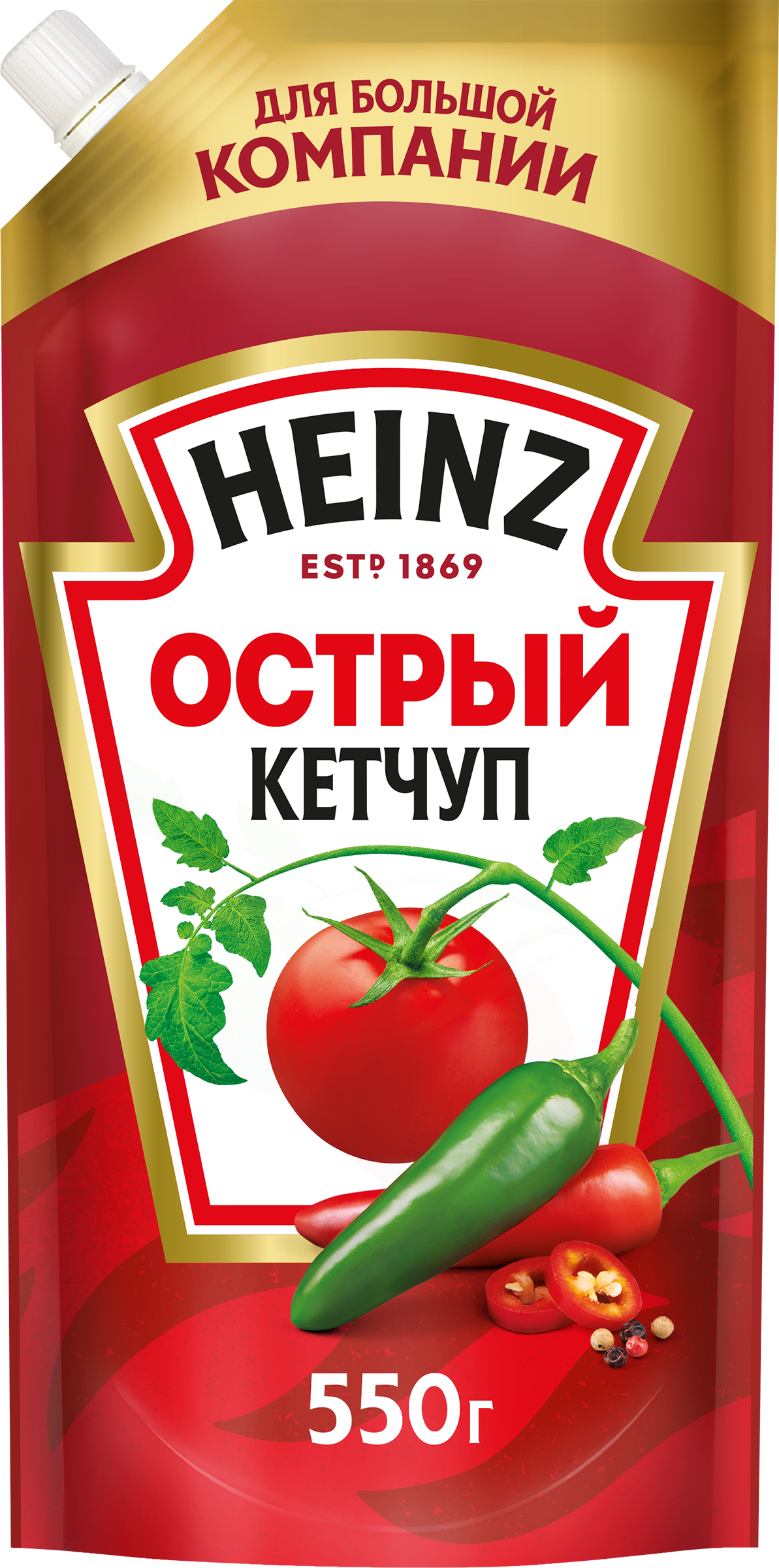 Изображение товара Острый кетчуп HEINZ 550г натуральный соус с острым перцем Изображение товара Острый кетчуп HEINZ 550г натуральный соус с острым перцем
