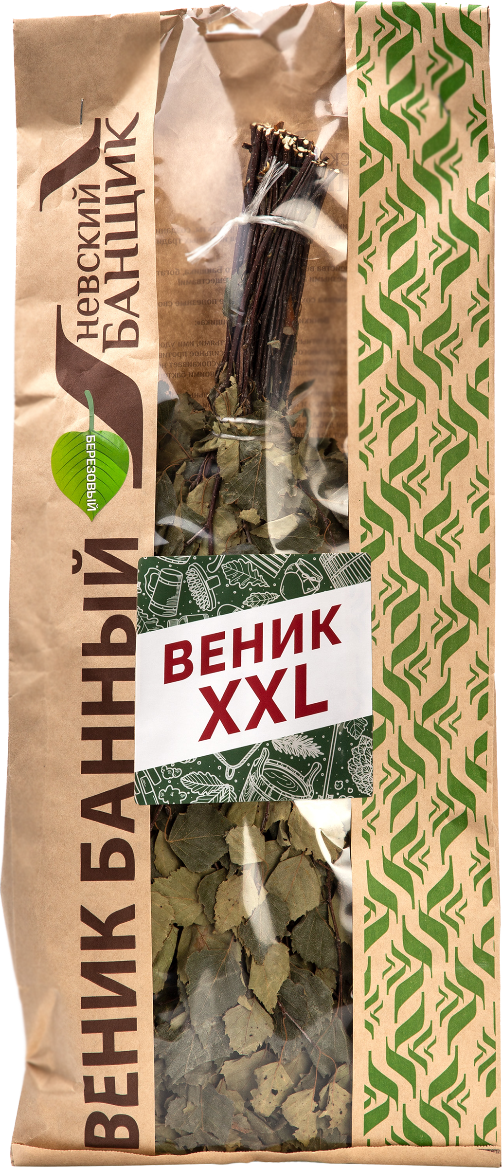 Изображение товара Веник банный березовый Невский Баньщик XXL Россия Изображение товара Веник банный березовый Невский Баньщик XXL Россия