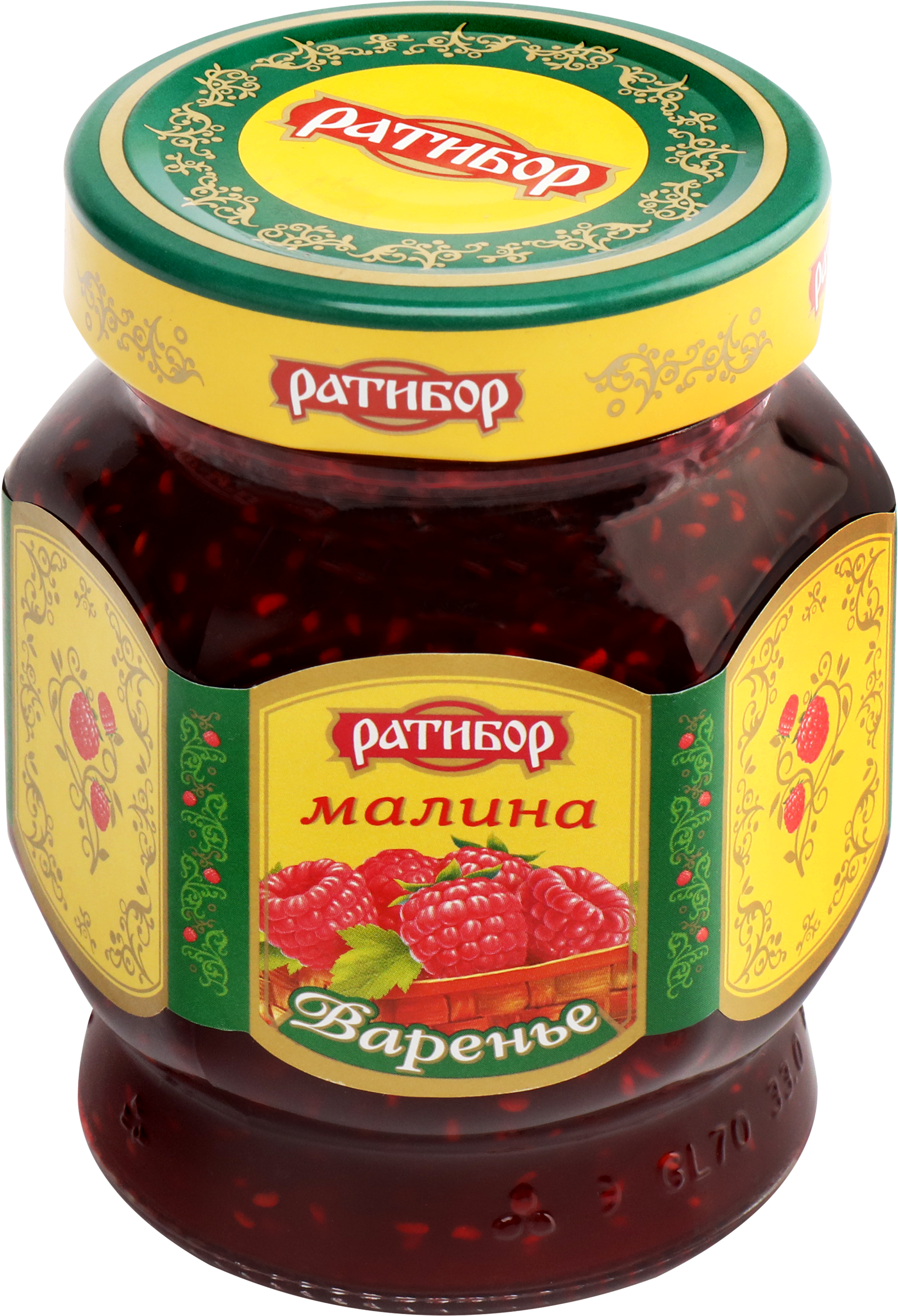 Изображение товара Варенье РАТИБОР Малина 360г натуральное, без добавок, для десертов