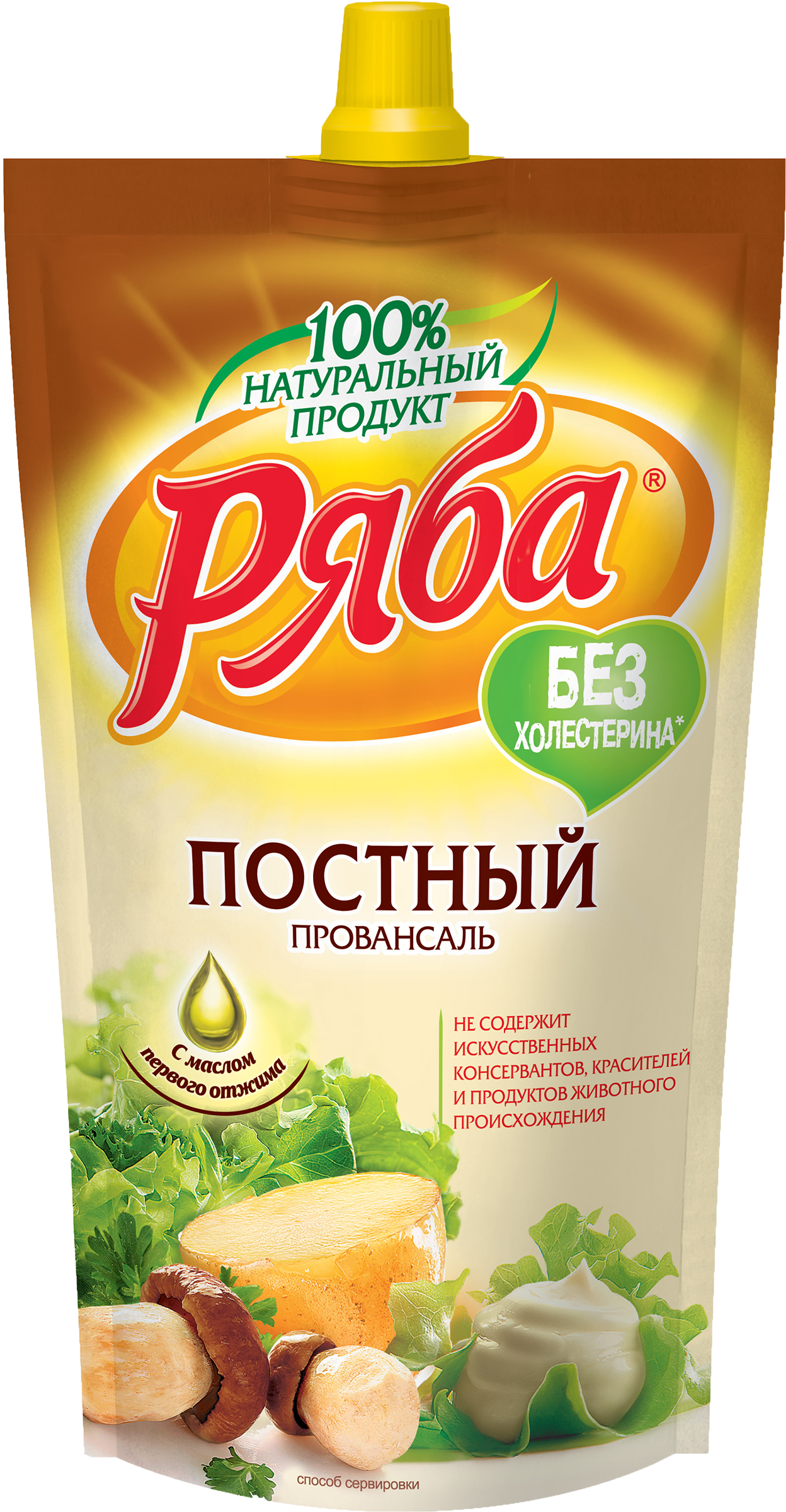 Изображение товара Соус майонезный РЯБА Постный Провансаль 50% 372г натуральный Изображение товара Соус майонезный РЯБА Постный Провансаль 50% 372г натуральный
