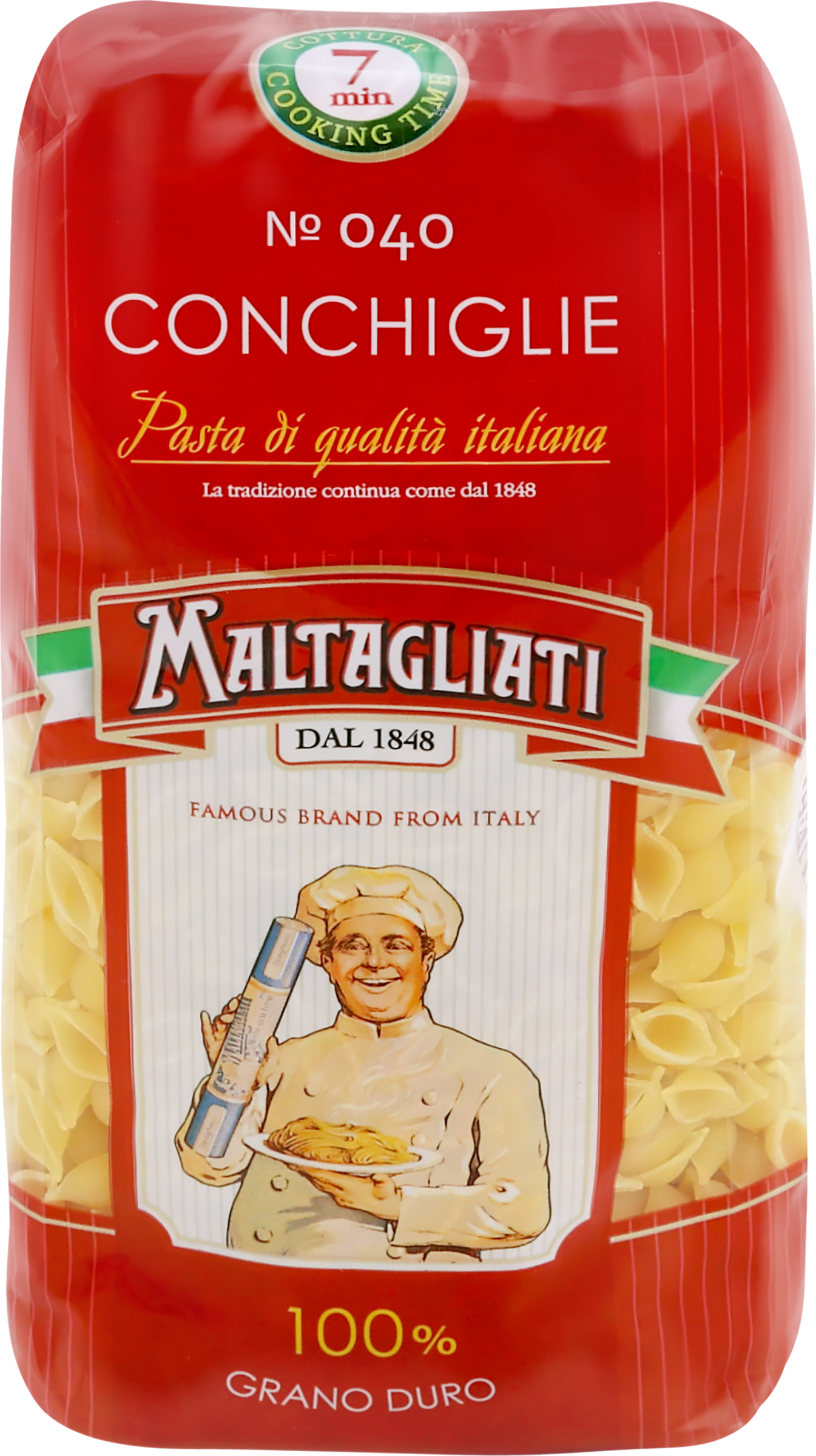 Изображение товара Макароны MALTAGLIATI Conchiglie № 040, 450г Изображение товара Макароны MALTAGLIATI Conchiglie № 040, 450г