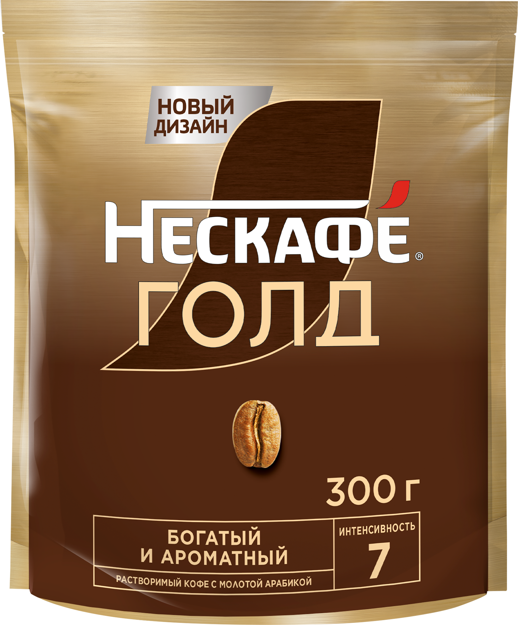 Изображение товара Кофе растворимый НЕСКАФЕ Голд, сублимированный, с добавлением жареного молотого, 300г Изображение товара Кофе растворимый НЕСКАФЕ Голд, сублимированный, с добавлением жареного молотого, 300г