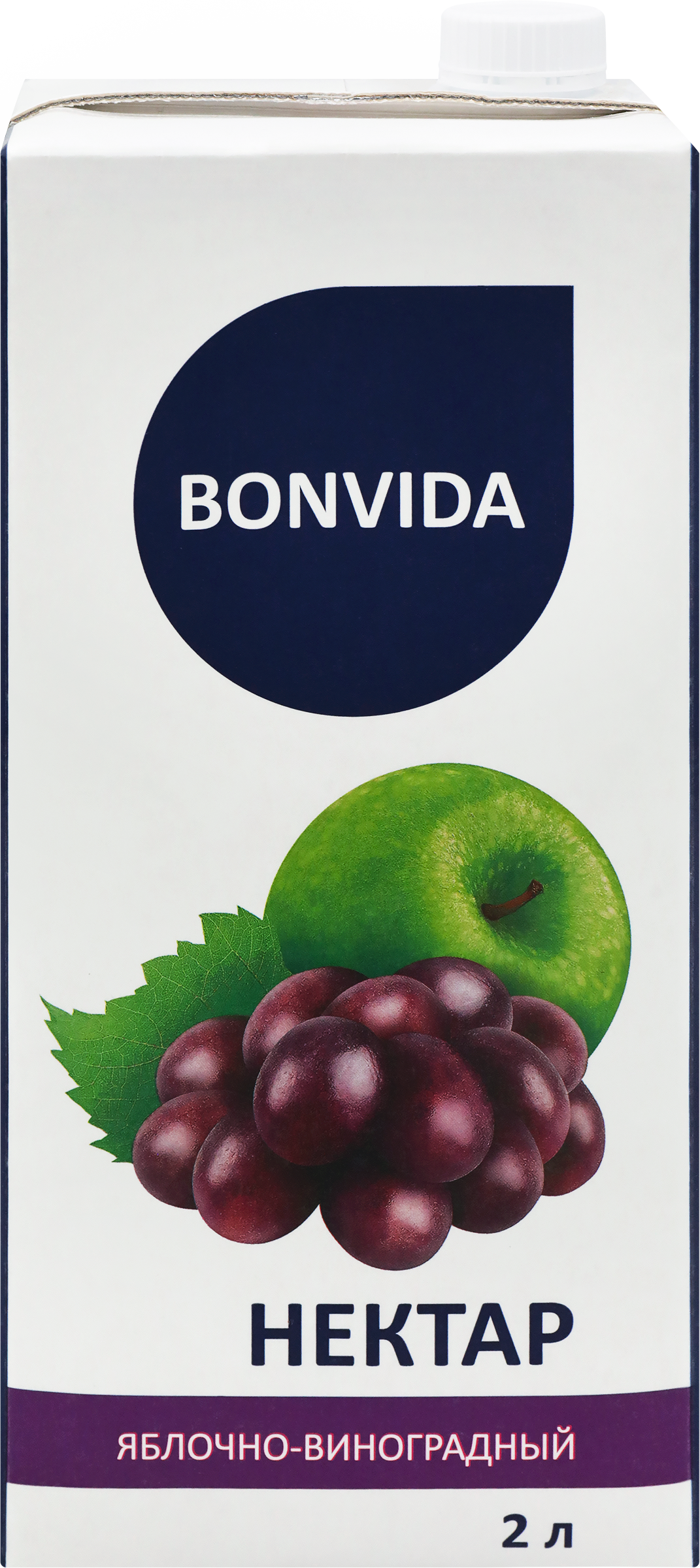 Изображение товара Нектар BONVIDA Яблочно-виноградный 2л натуральный для детей Изображение товара Нектар BONVIDA Яблочно-виноградный 2л натуральный для детей