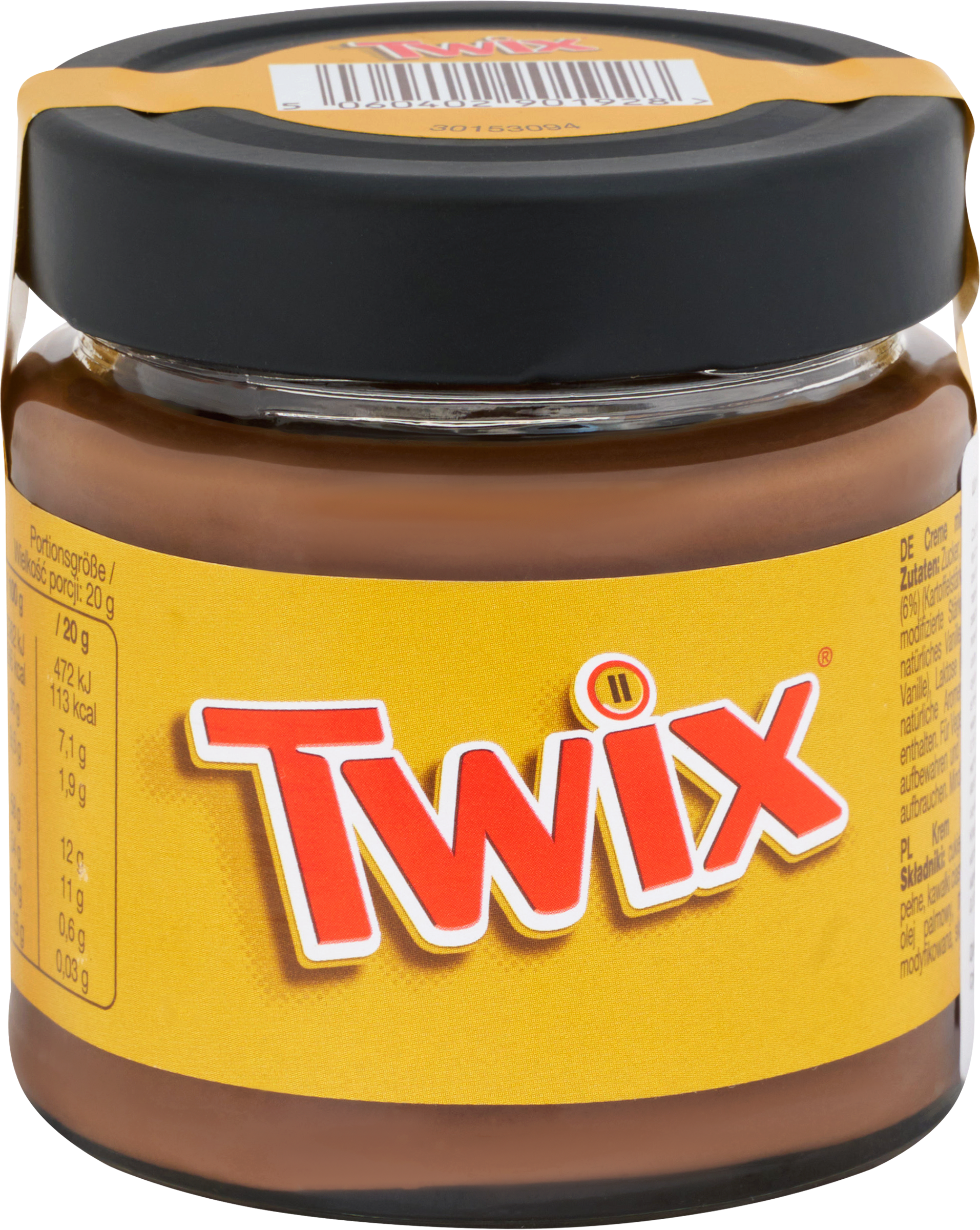 Изображение товара Паста шоколадная TWIX 200г - крем с карамелью и печеньем Изображение товара Паста шоколадная TWIX 200г - крем с карамелью и печеньем