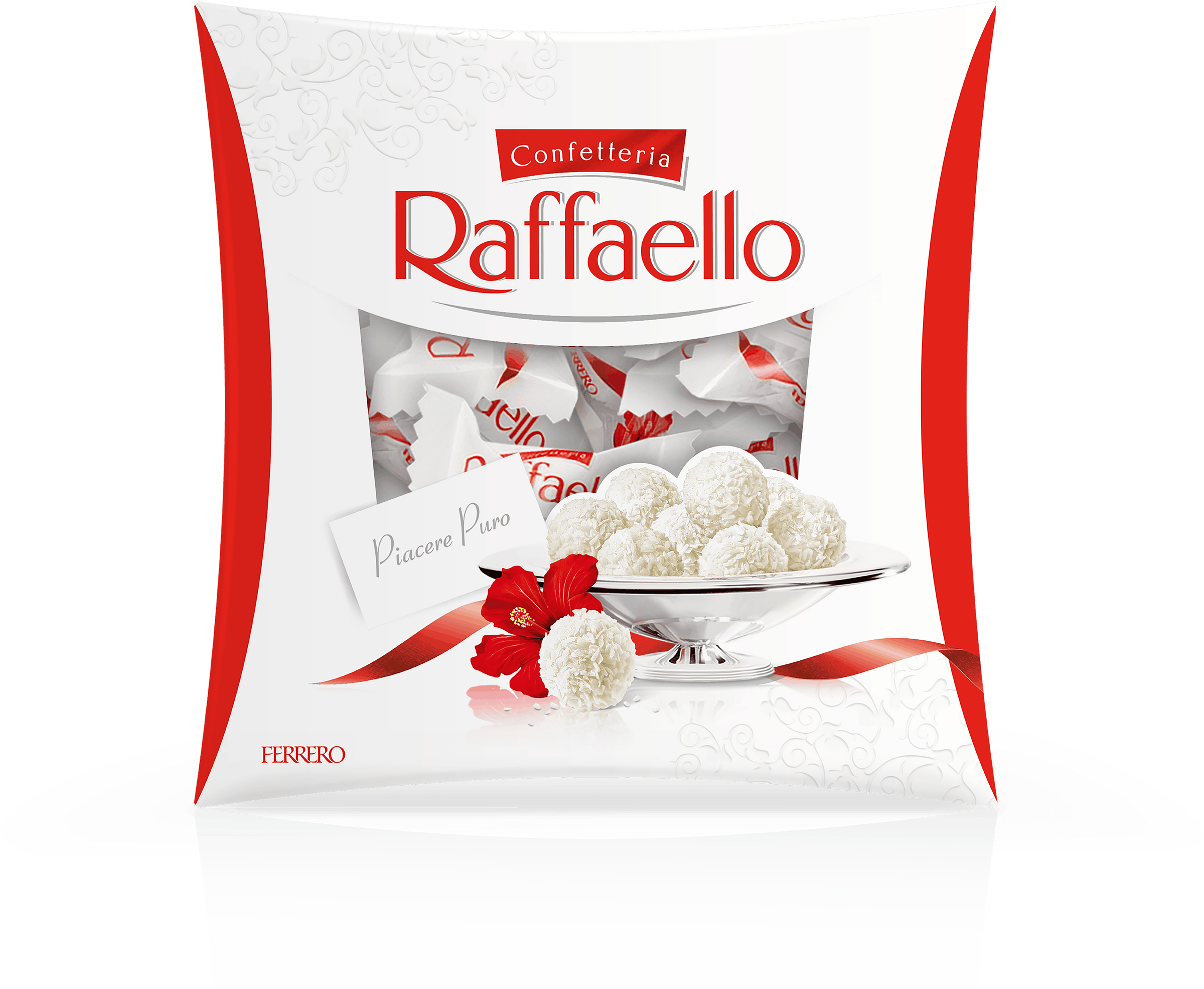 Изображение товара Конфеты RAFFAELLO с миндалем и кокосом 240г в подарочной упаковке Изображение товара Конфеты RAFFAELLO с миндалем и кокосом 240г в подарочной упаковке