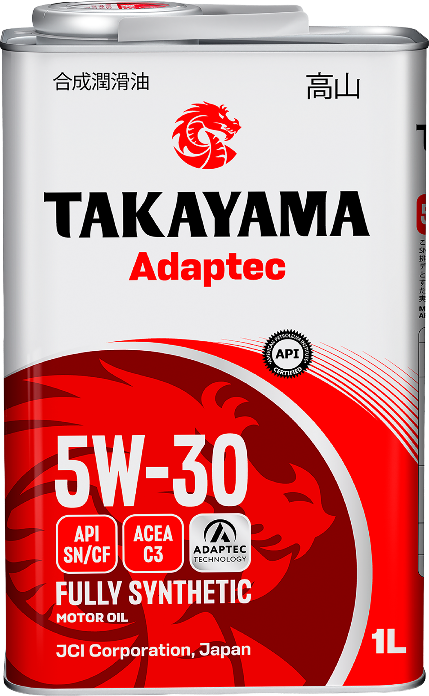 Изображение товара Масло моторное TAKAYAMA синтетическое SAE 5W-30 API SN/СF С3, 1л
