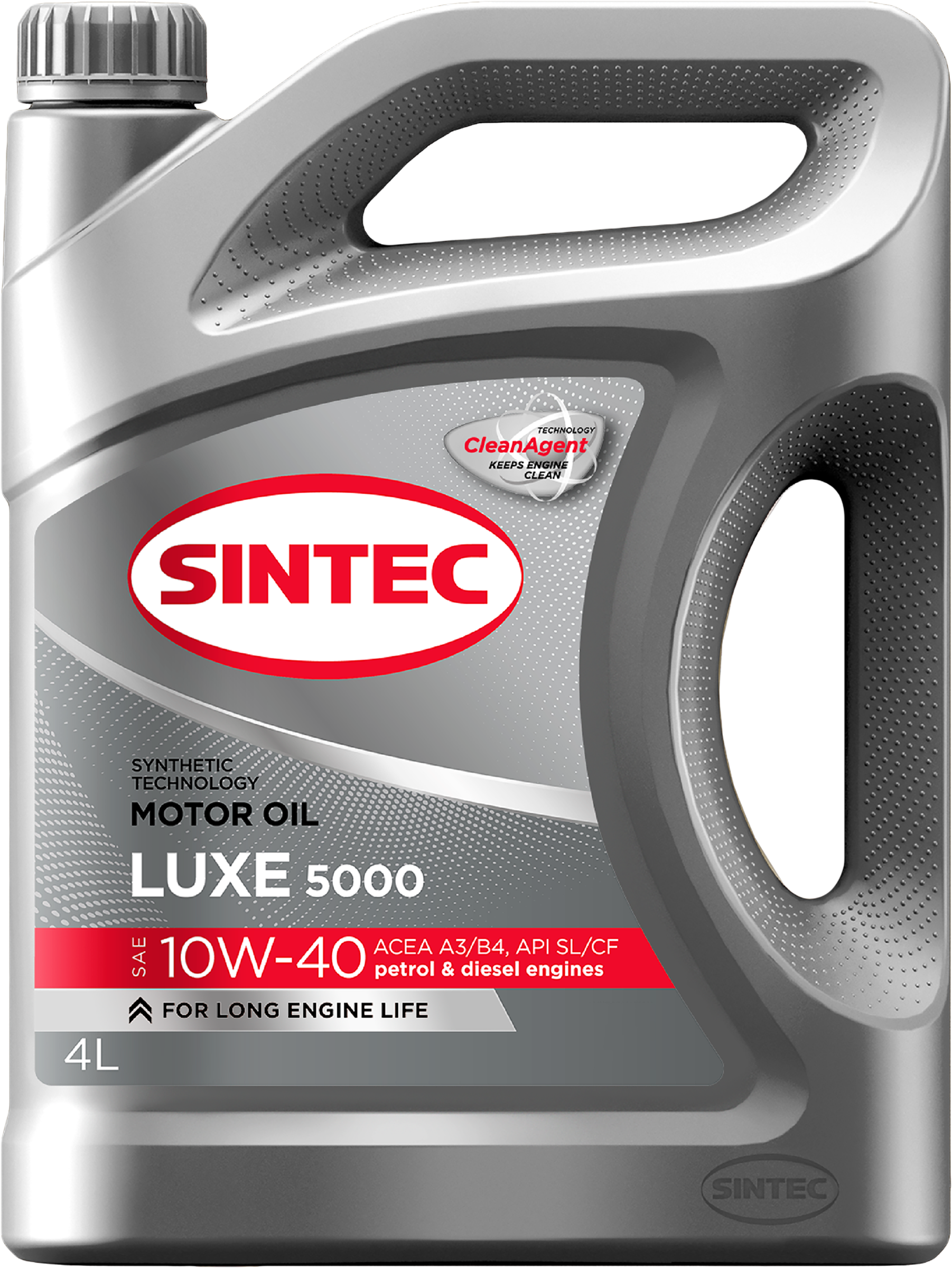 Изображение товара Полусинтетическое моторное масло SINTEC Luxe 10W-40 4л для автомобилей