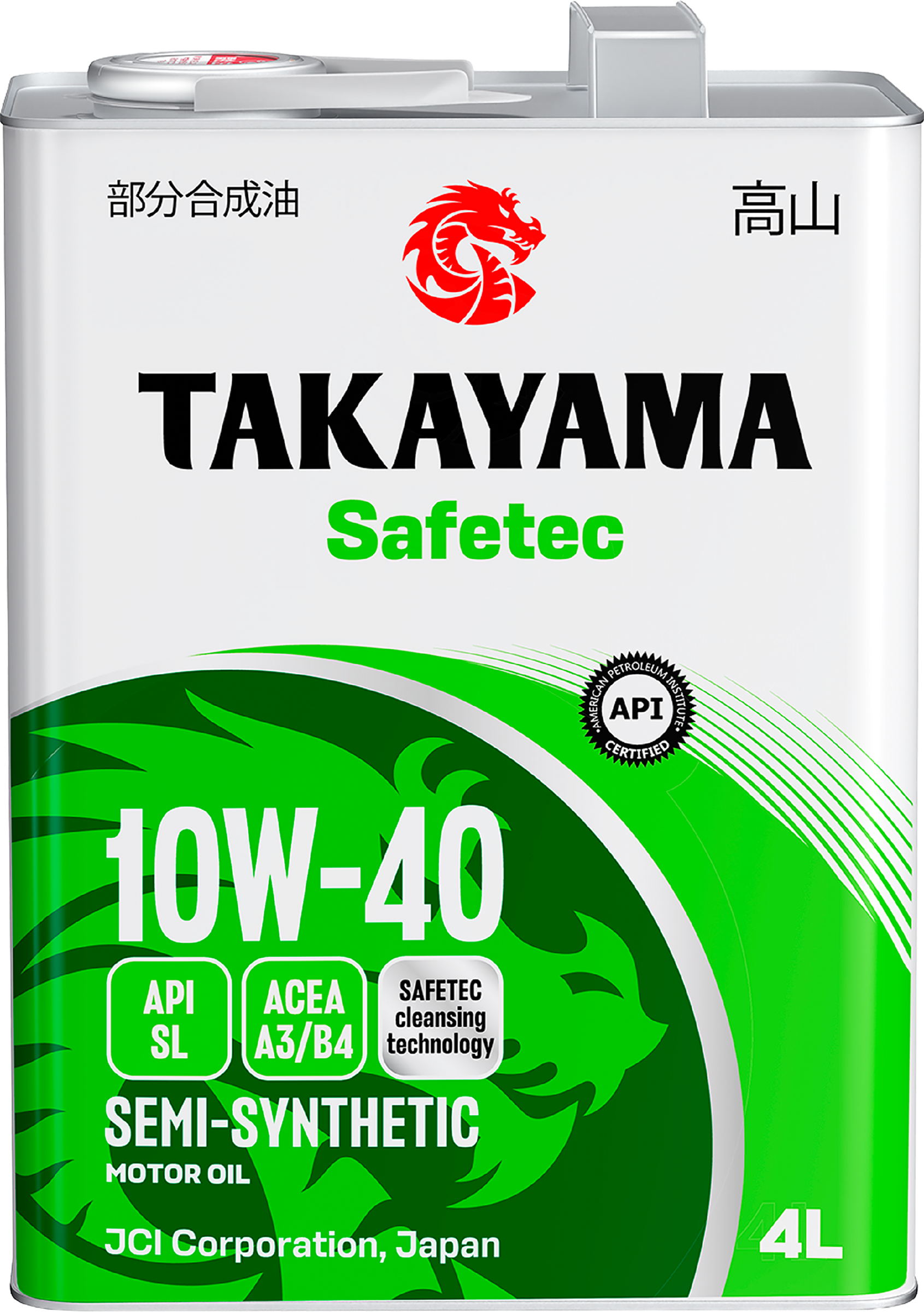 Изображение товара Масло моторное TAKAYAMA полусинтетическое SAE 10W-40 API SL/СF, 4л Изображение товара Масло моторное TAKAYAMA полусинтетическое SAE 10W-40 API SL/СF, 4л