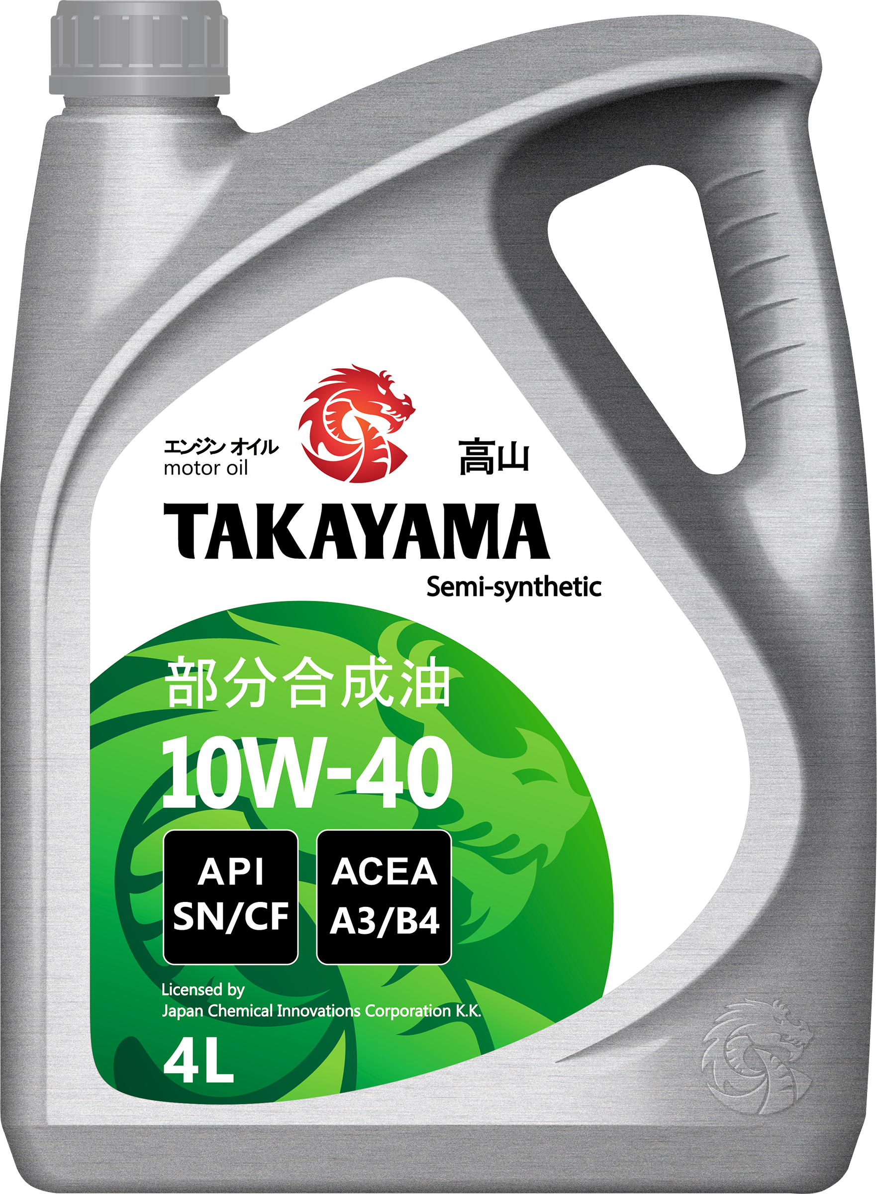 Изображение товара Масло моторное TAKAYAMA полусинтетическое SAE 10W-40 API SN/СF, 4л