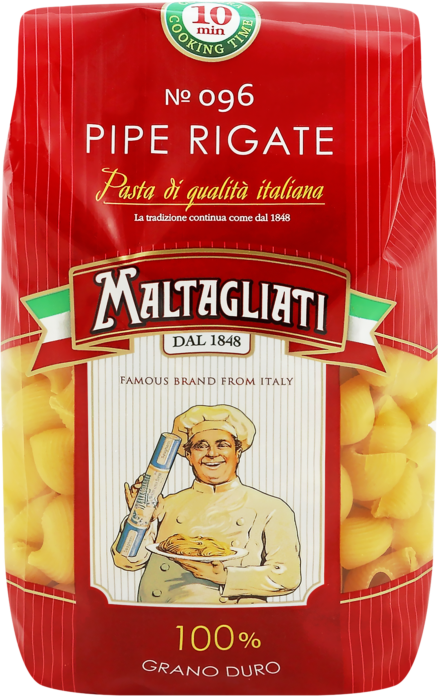 Изображение товара Макароны крупные Рожок MALTAGLIATI из твердой пшеницы, 450г