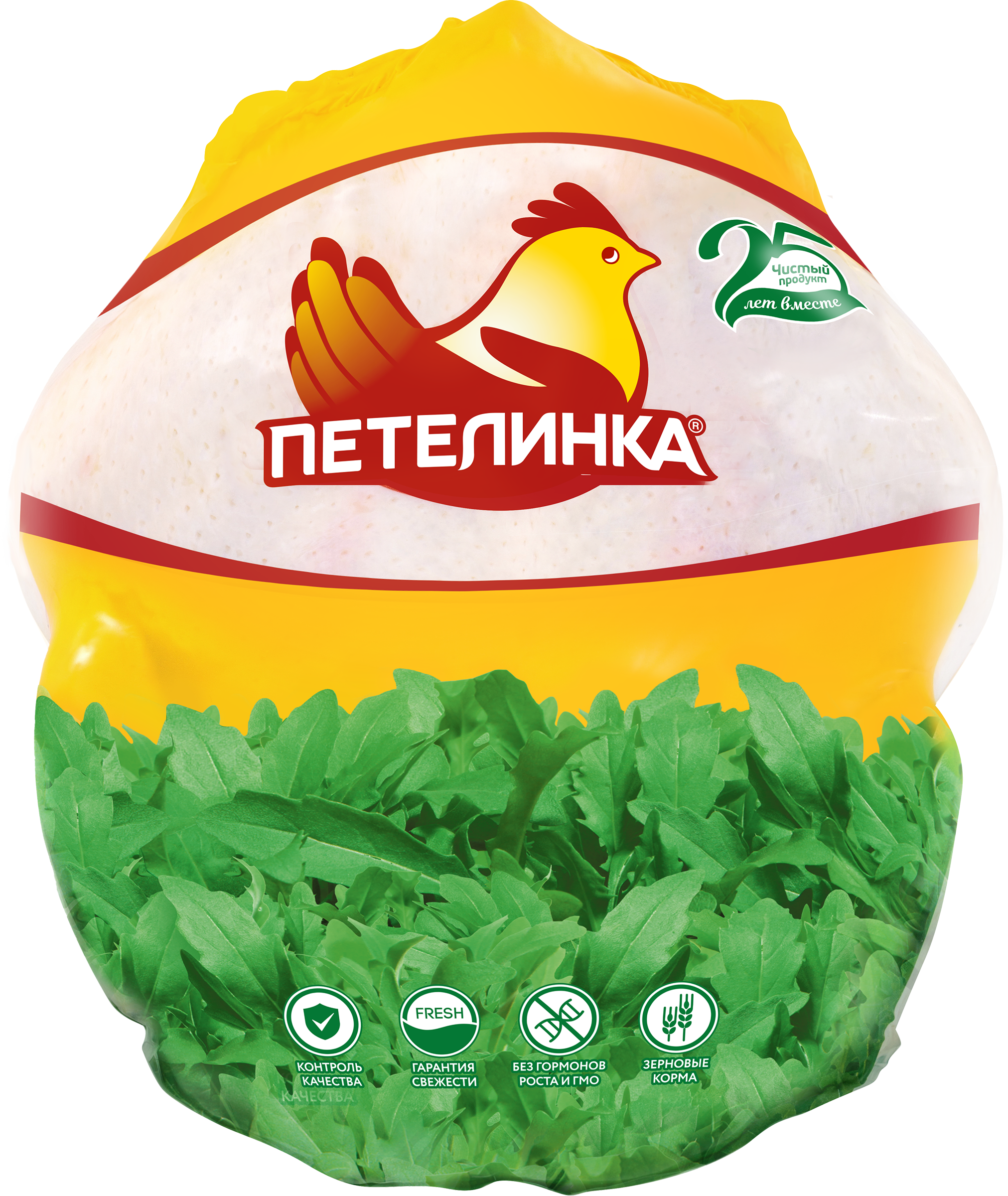 Изображение товара Тушка цыпленка-бройлера ПЕТЕЛИНКА 1 сорт, потрошеная, весовая Изображение товара Тушка цыпленка-бройлера ПЕТЕЛИНКА 1 сорт, потрошеная, весовая