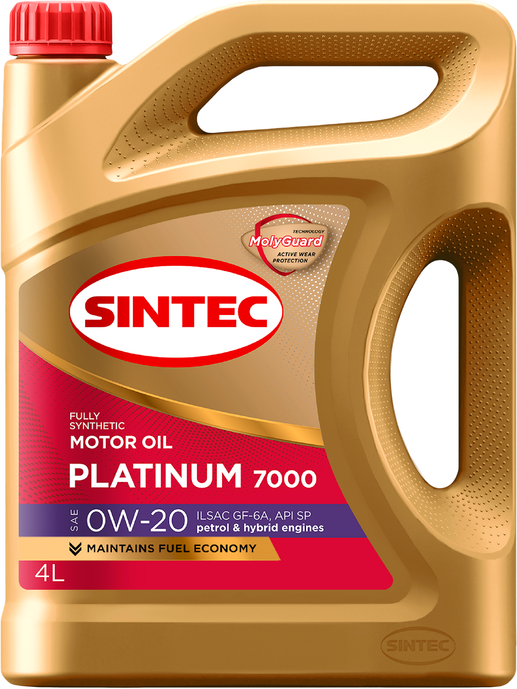 Изображение товара Синтетическое моторное масло SINTEC Platinum 7000 0W-20 GF-6A 4л