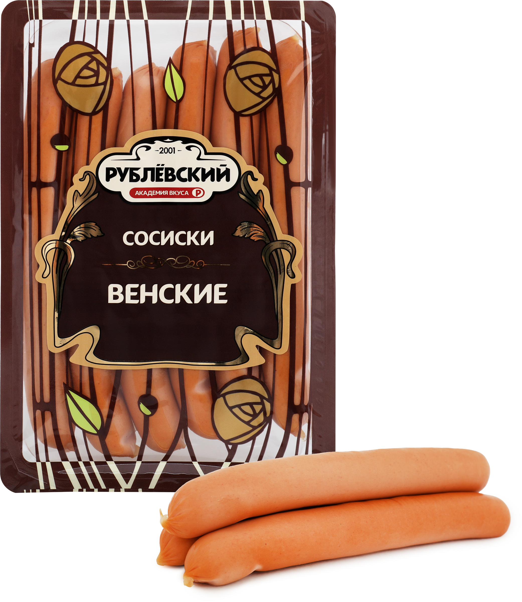 Изображение товара Сосиски РУБЛЁВСКИЙ Венские, 330г - вкусные и качественные Изображение товара Сосиски РУБЛЁВСКИЙ Венские, 330г - вкусные и качественные