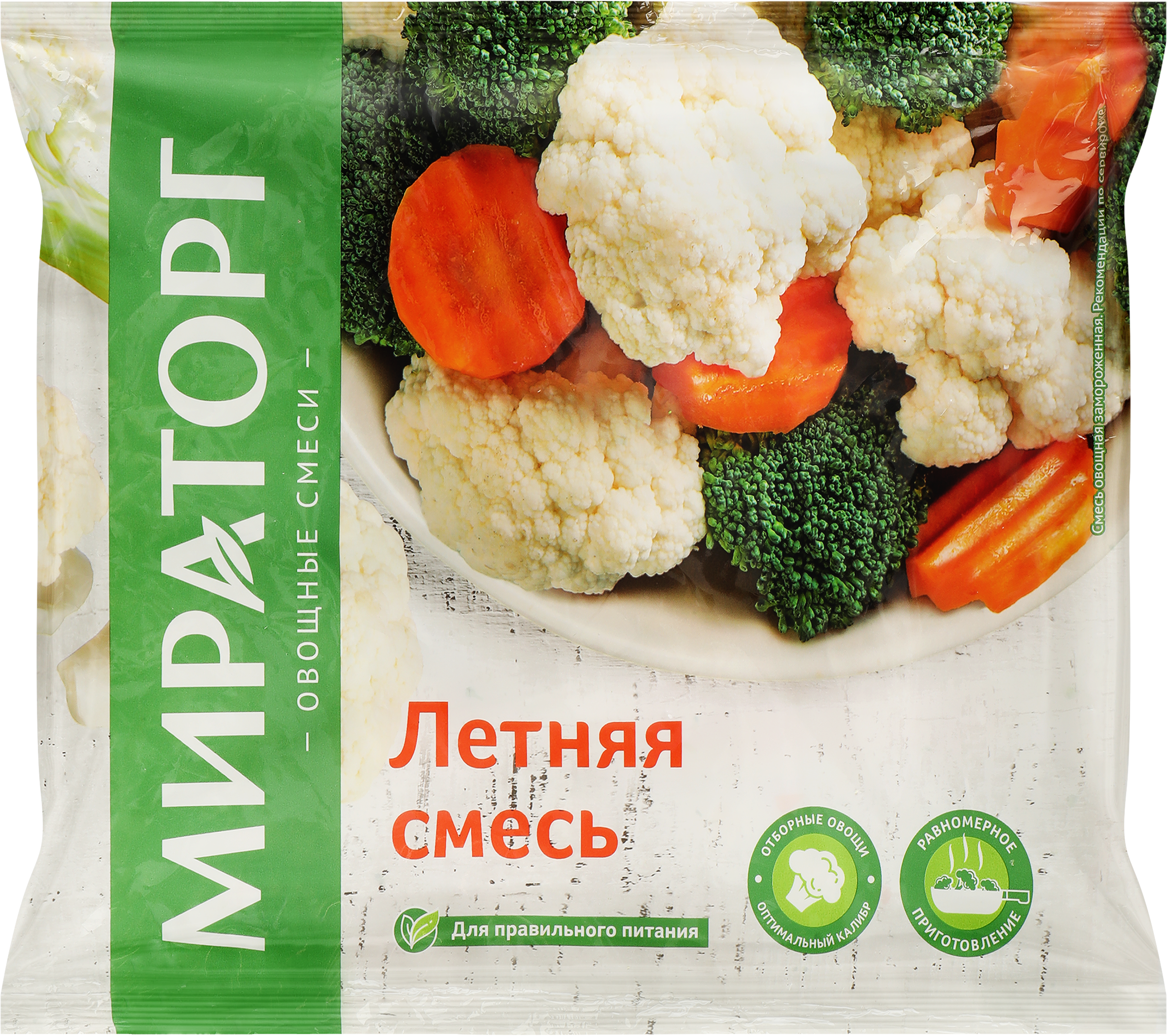Изображение товара Смесь овощная МИРАТОРГ Летняя, 400г