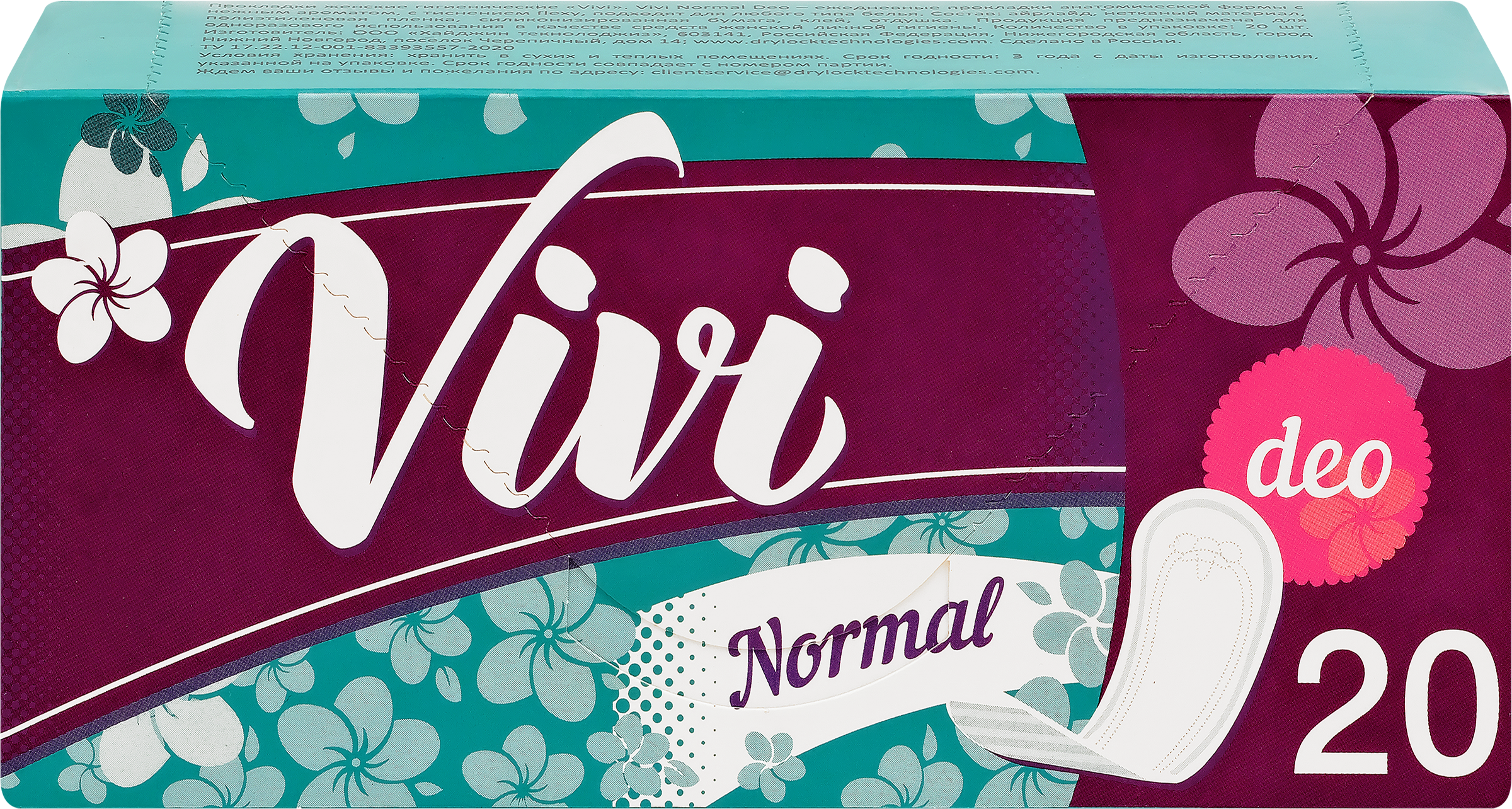 Изображение товара Ежедневные прокладки VIVI Panty Air&Soft Deo 20 шт для женщины