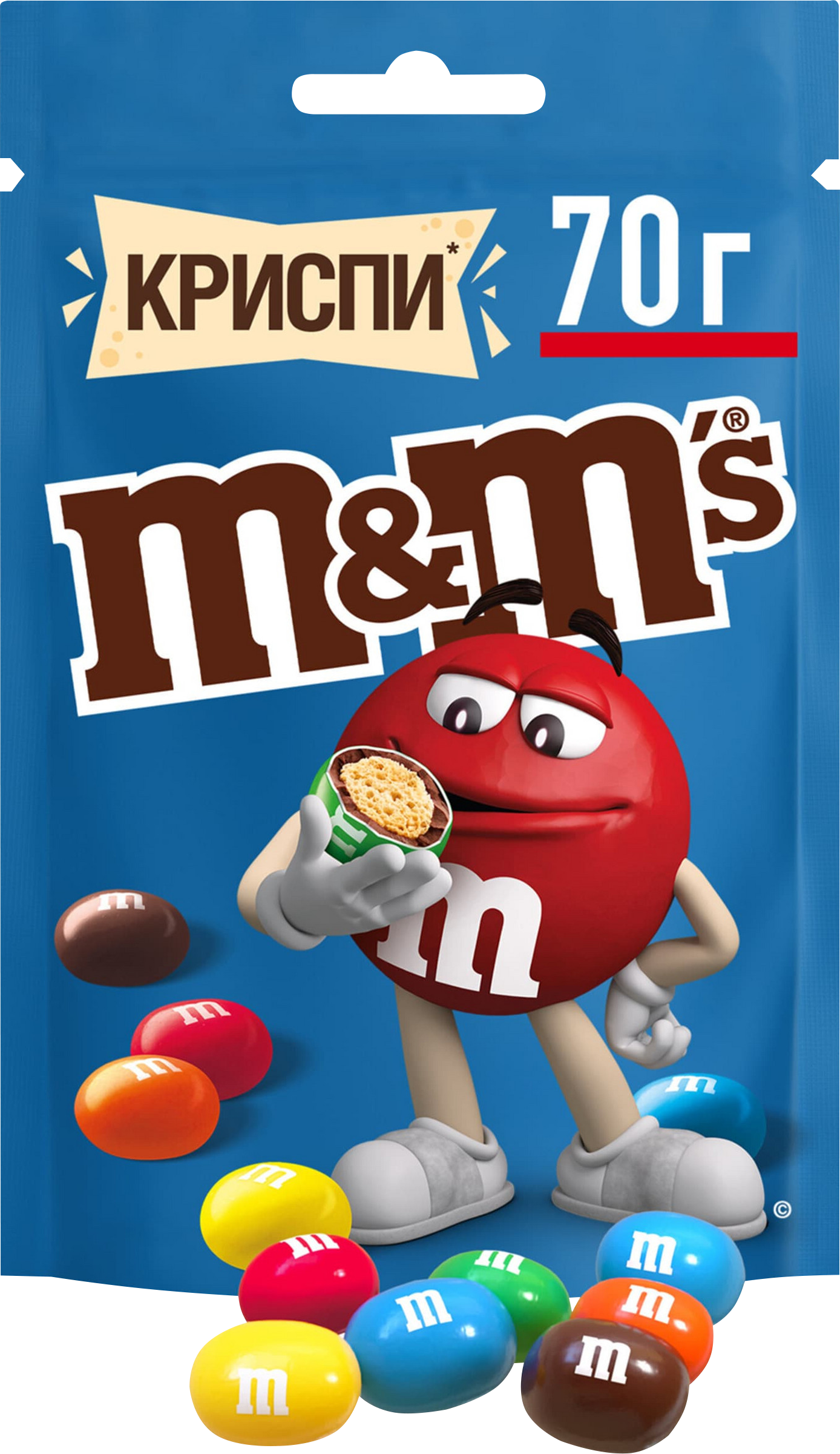 Изображение товара Драже M&M'S Криспи, 70г - сладкая закуска в шоколаде Изображение товара Драже M&M'S Криспи, 70г - сладкая закуска в шоколаде