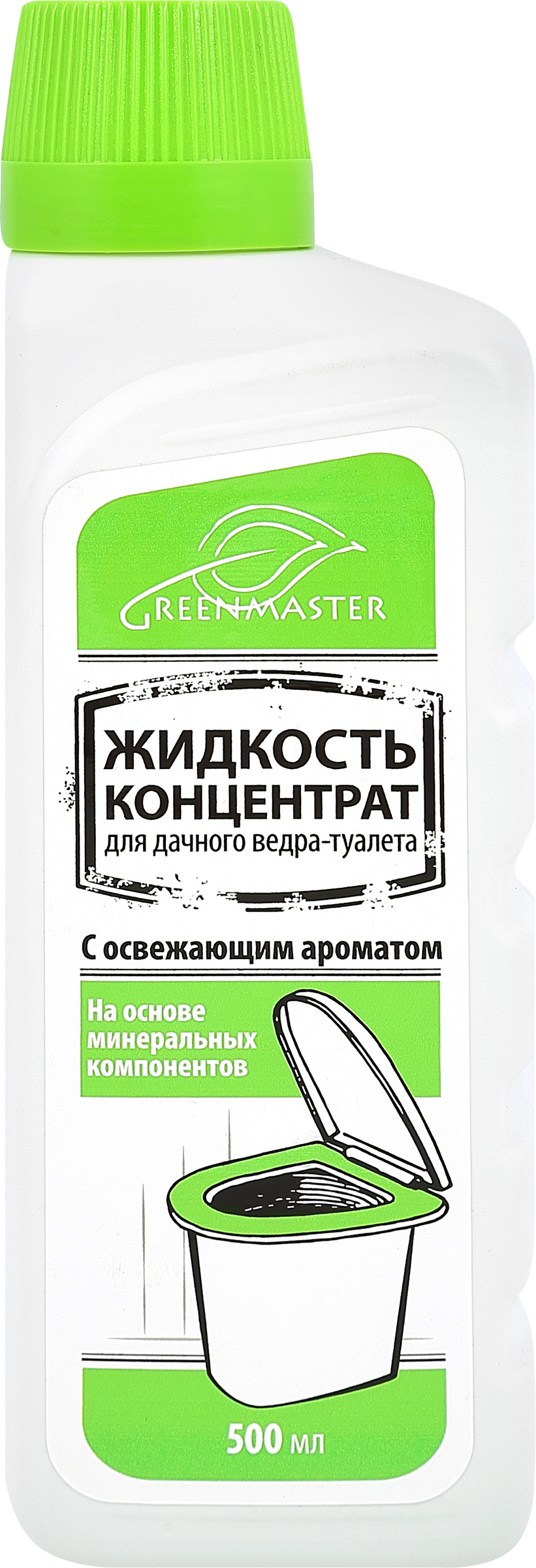 Изображение товара Биоактиватор GREENMASTER жидкий для ведра-туалета 500мл эффективно устраняет запахи