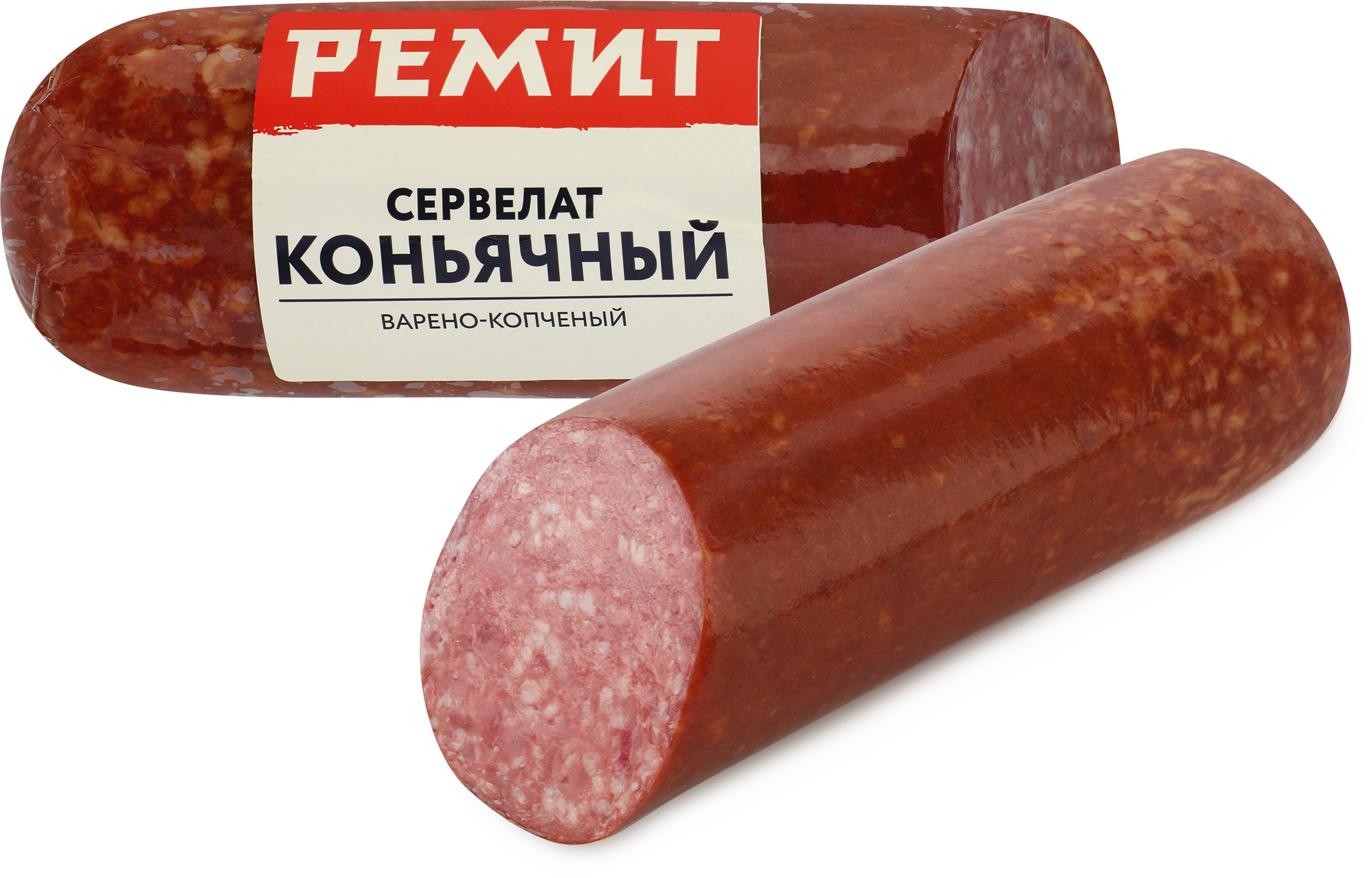 Изображение товара Колбаса варено-копченая РЕМИТ Сервелат Коньячный, весовая