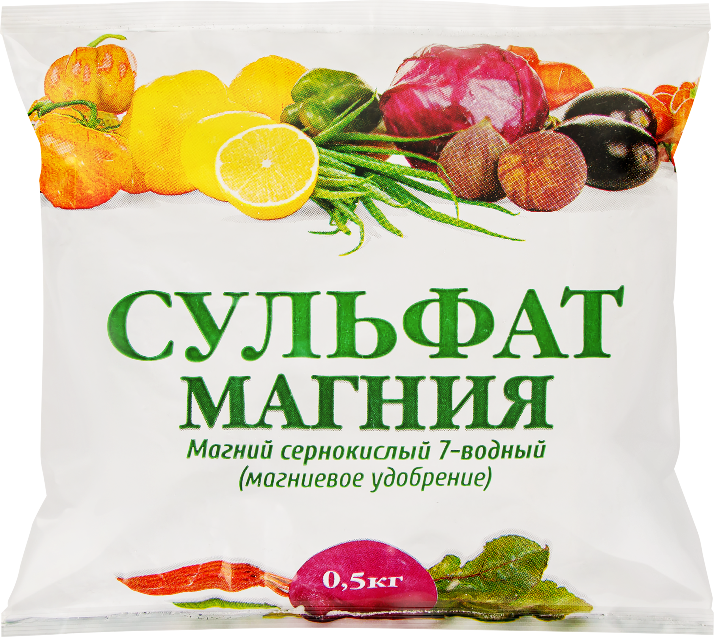Изображение товара Удобрение Магний сернокислый 7-водный 500г для растений - улучшение роста и урожайности