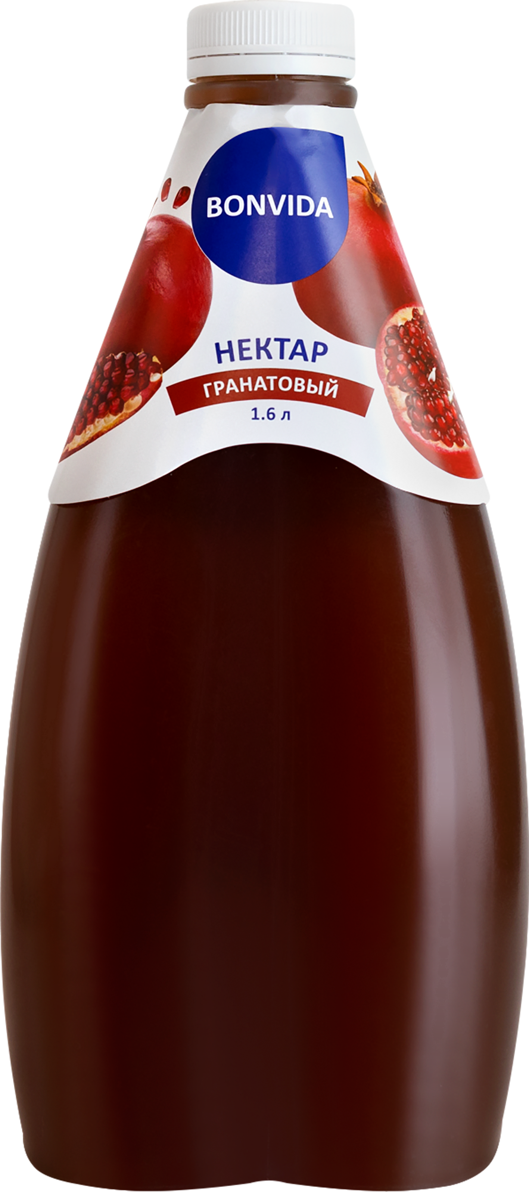 Изображение товара Нектар BONVIDA Гранатовый 1.6л натуральный фруктовый напиток