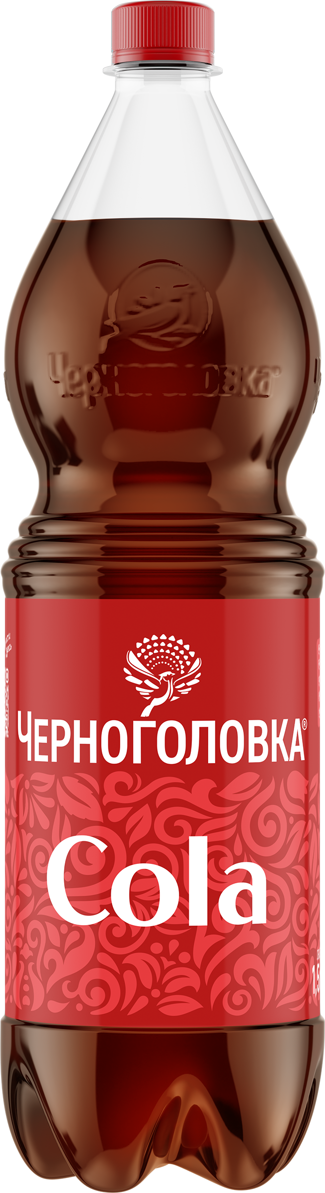 Изображение товара Напиток ЧЕРНОГОЛОВКА Кола сильногазированный, 1.5л - освежающий лимонад с кофеином