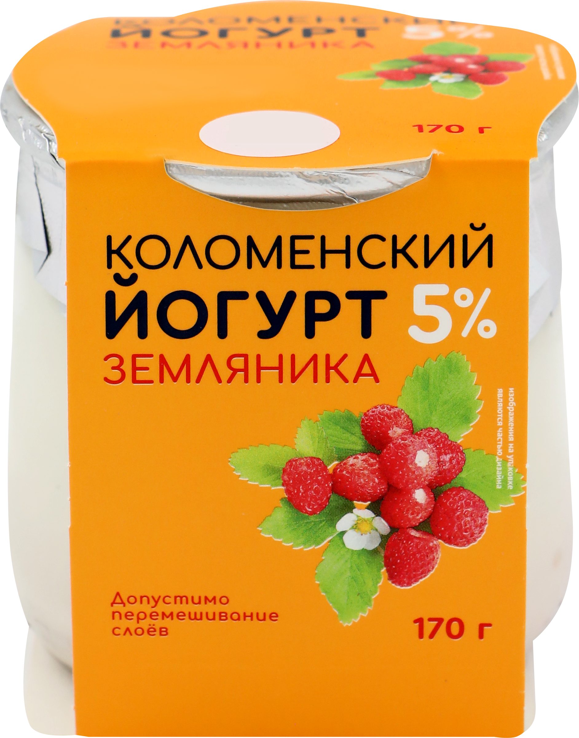 Изображение товара Йогурт КОЛОМЕНСКИЙ Земляника 5%, натуральный в стеклянной банке Изображение товара Йогурт КОЛОМЕНСКИЙ Земляника 5%, натуральный в стеклянной банке