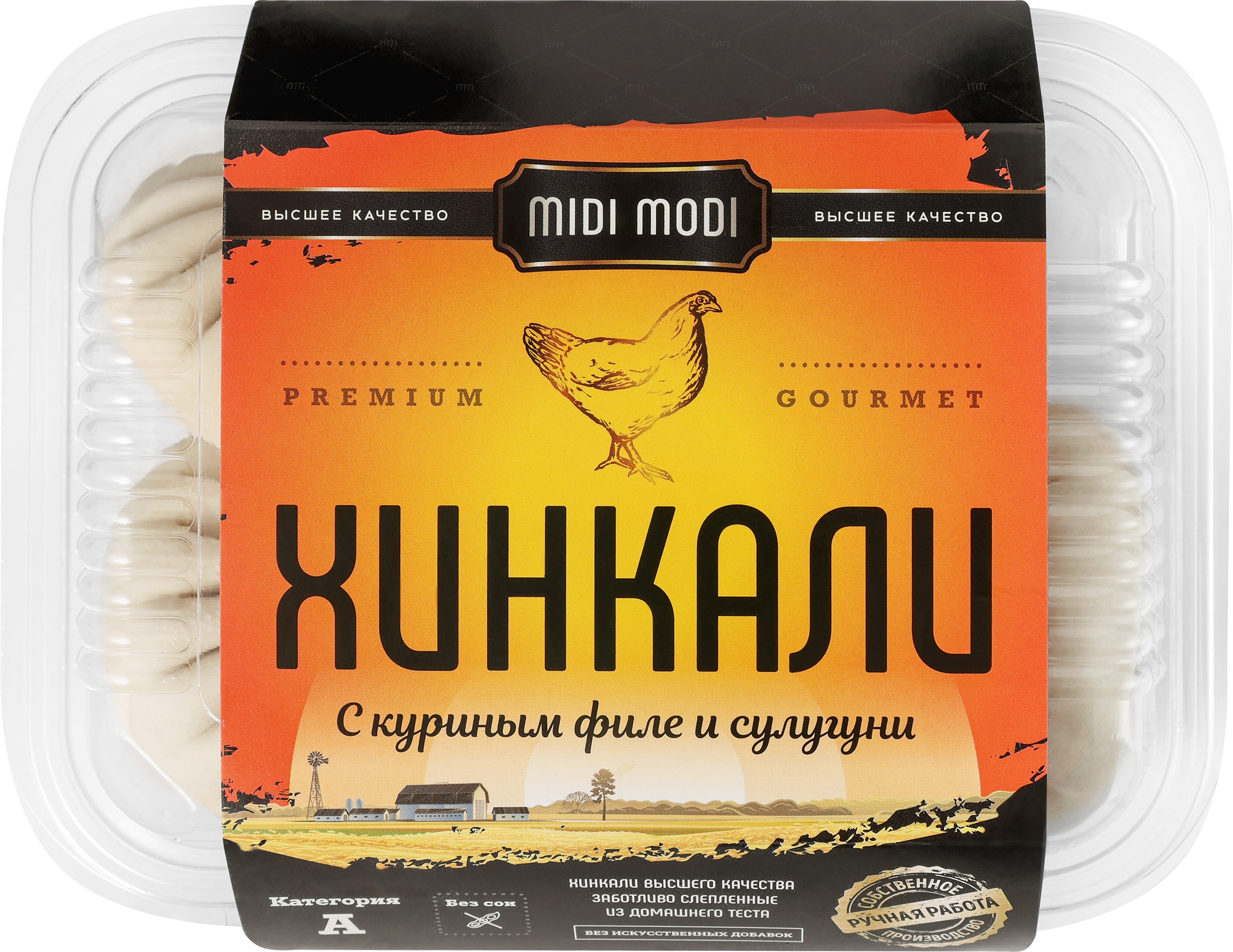 Изображение товара Хинкали MIDI MODI с куриным филе и сулугуни, 520г