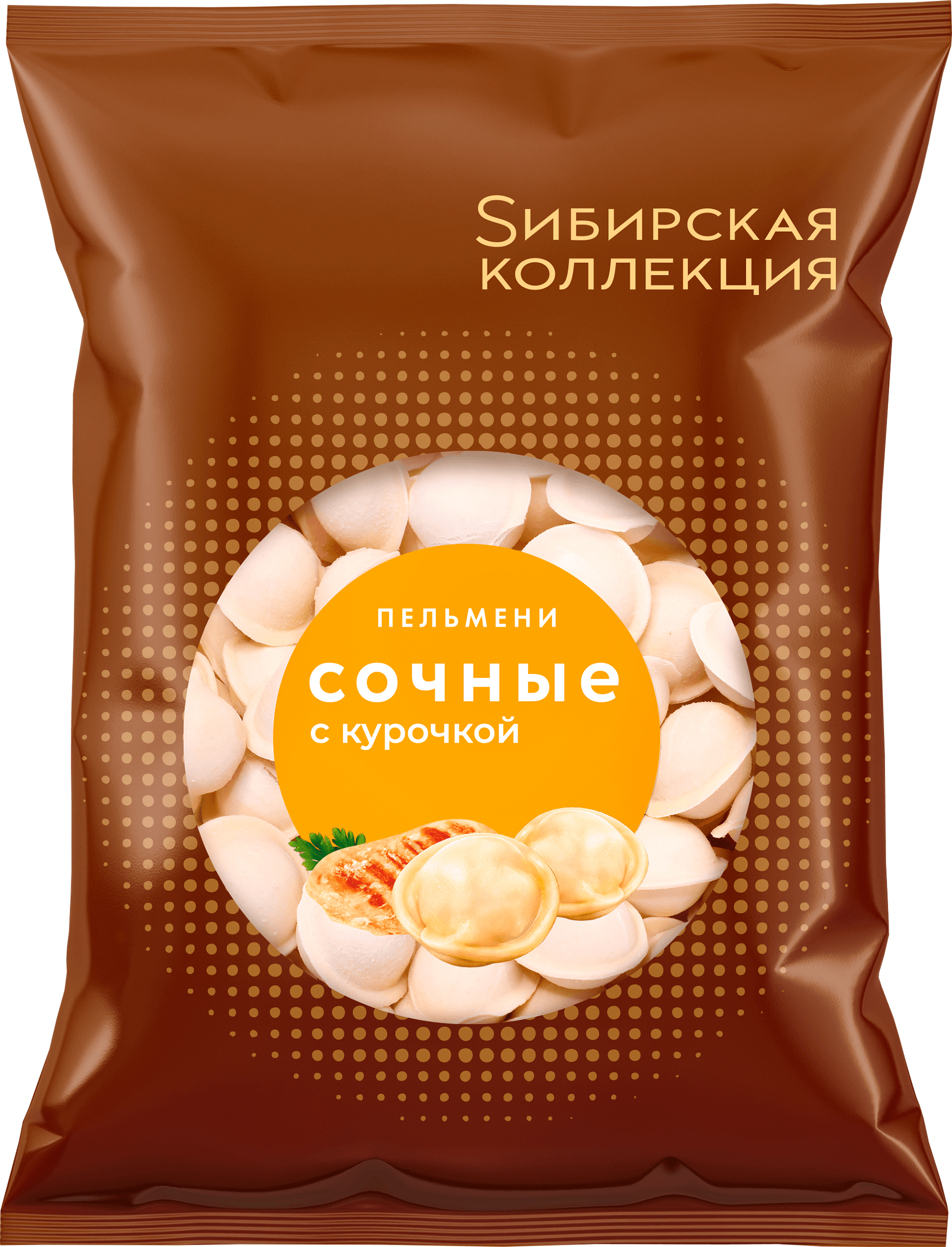 Изображение товара Пельмени СИБИРСКАЯ КОЛЛЕКЦИЯ Сочные с курочкой 700г замороженные Изображение товара Пельмени СИБИРСКАЯ КОЛЛЕКЦИЯ Сочные с курочкой 700г замороженные