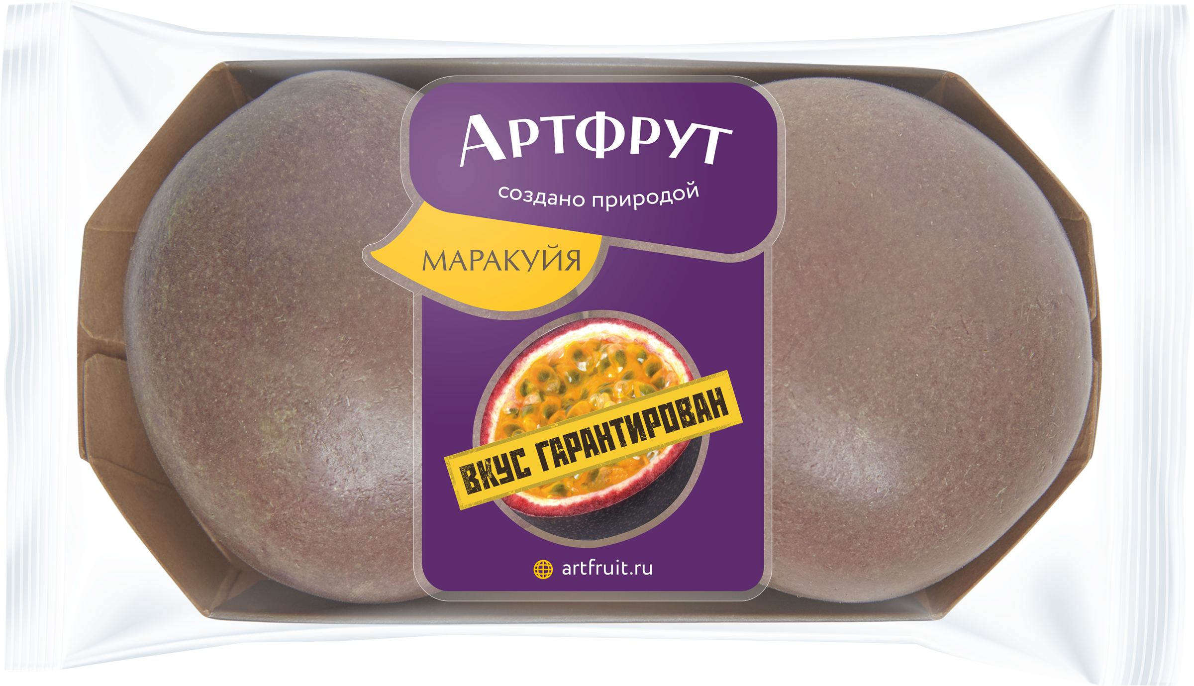 Изображение товара Маракуйя АРТФРУТ Пассифлора 2 шт - свежий фрукт с кисло-сладким вкусом для десертов и напитков Изображение товара Маракуйя АРТФРУТ Пассифлора 2 шт - свежий фрукт с кисло-сладким вкусом для десертов и напитков