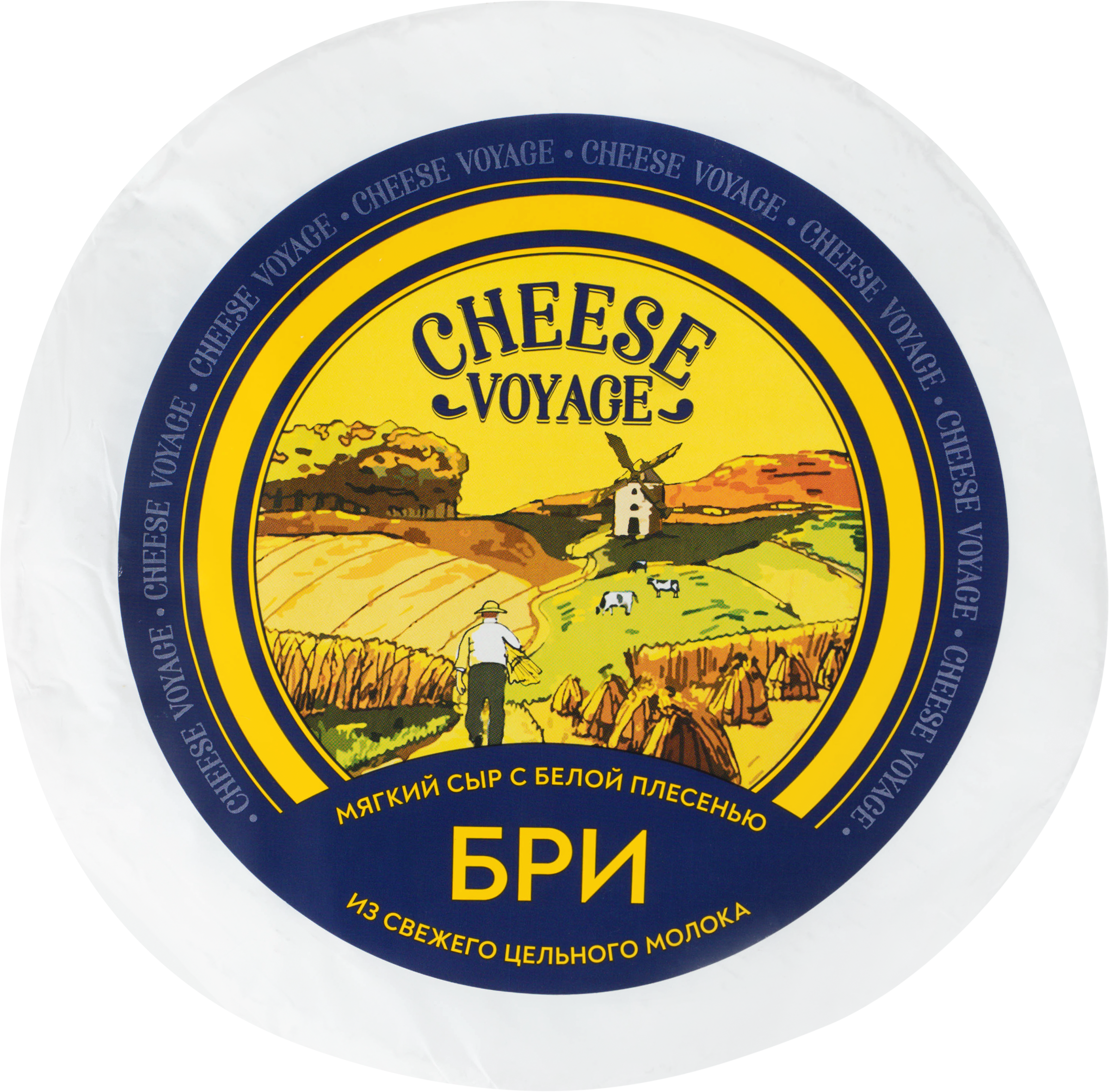 Изображение товара Мягкий сыр CHEESE VOYAGE Бри с белой плесенью 50-60% 250 г Изображение товара Мягкий сыр CHEESE VOYAGE Бри с белой плесенью 50-60% 250 г
