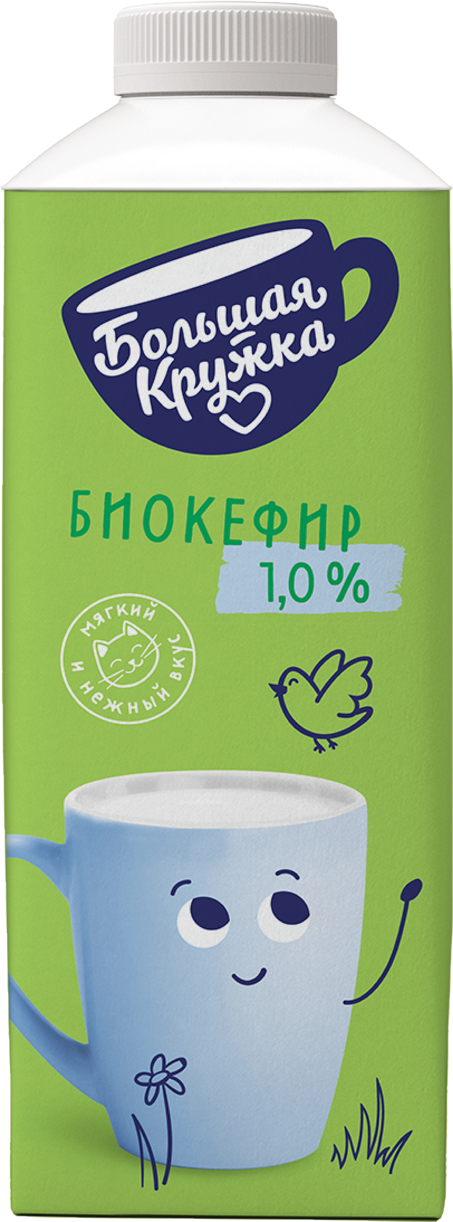 Изображение товара Биокефир БОЛЬШАЯ КРУЖКА 1%, без змж, 500г Изображение товара Биокефир БОЛЬШАЯ КРУЖКА 1%, без змж, 500г