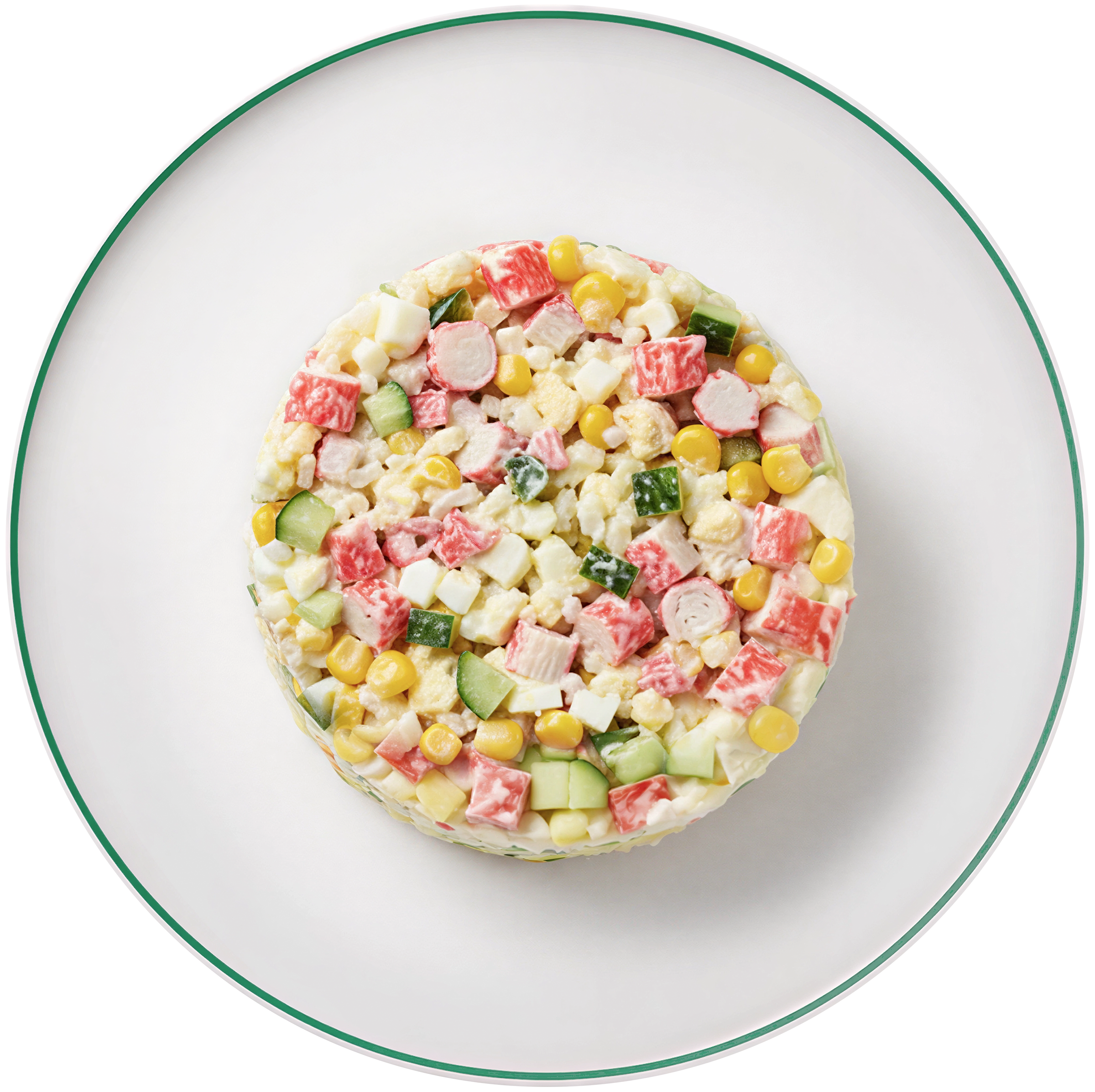Изображение товара Крабовый салат ЛЕНТА FRESH 200г - готовый сытный и вкусный продукт Изображение товара Крабовый салат ЛЕНТА FRESH 200г - готовый сытный и вкусный продукт
