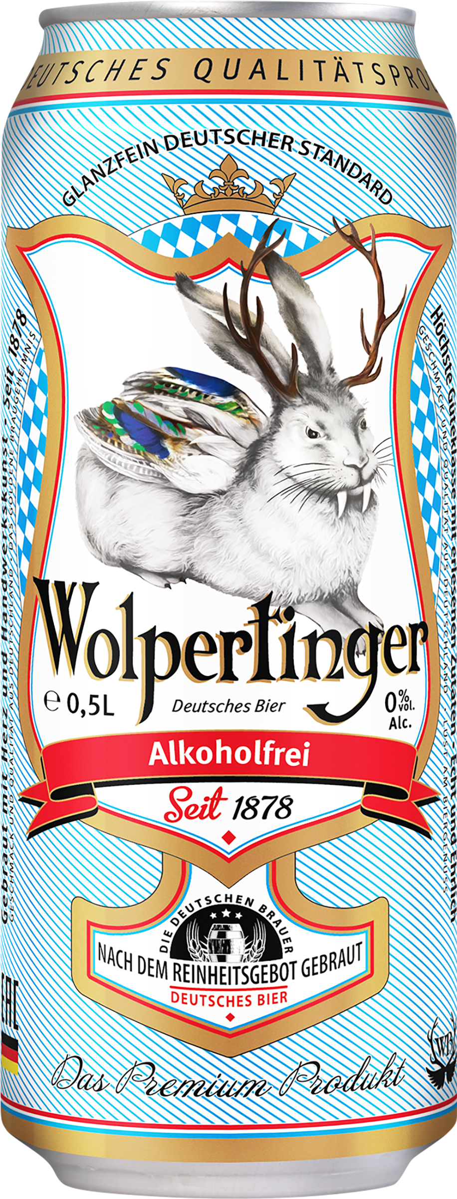 Изображение товара Безалкогольное светлое пиво WOLPERTINGER Alkofrei 0, 5л - освежающий лагерь без спирта Изображение товара Безалкогольное светлое пиво WOLPERTINGER Alkofrei 0, 5л - освежающий лагерь без спирта