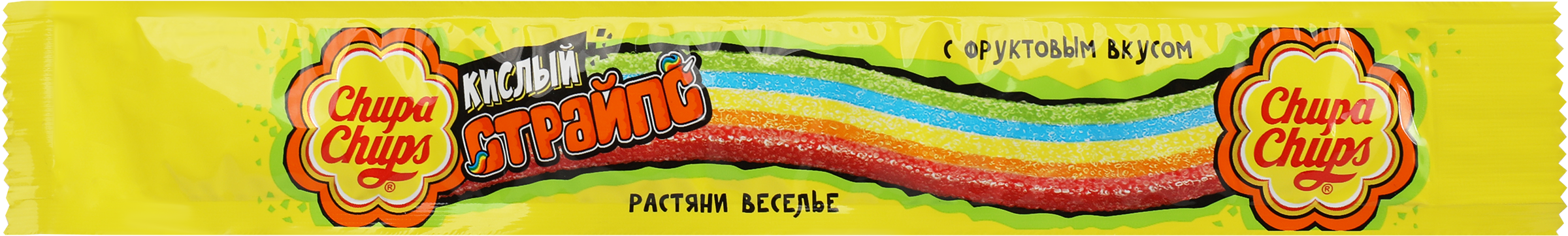 Изображение товара Мармелад экструдированный CHUPA CHUPS Страйпс с фруктовым вкусом 10,5г Изображение товара Мармелад экструдированный CHUPA CHUPS Страйпс с фруктовым вкусом 10,5г