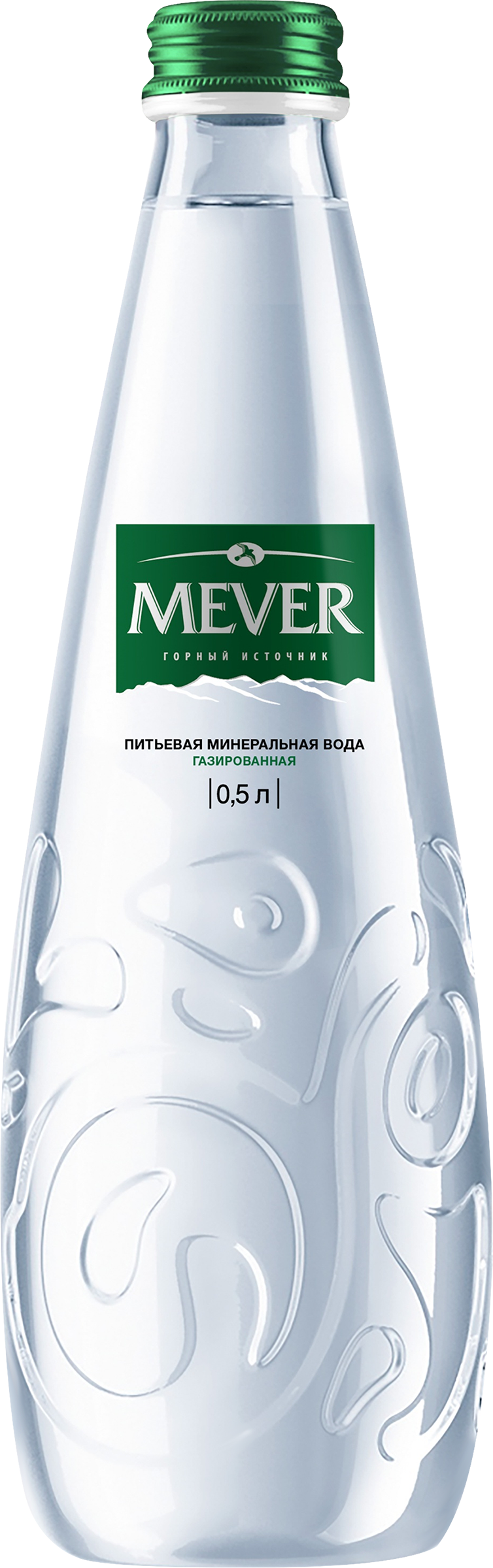 Изображение товара Вода минеральная MEVER природная столовая газированная, 0.5л Изображение товара Вода минеральная MEVER природная столовая газированная, 0.5л