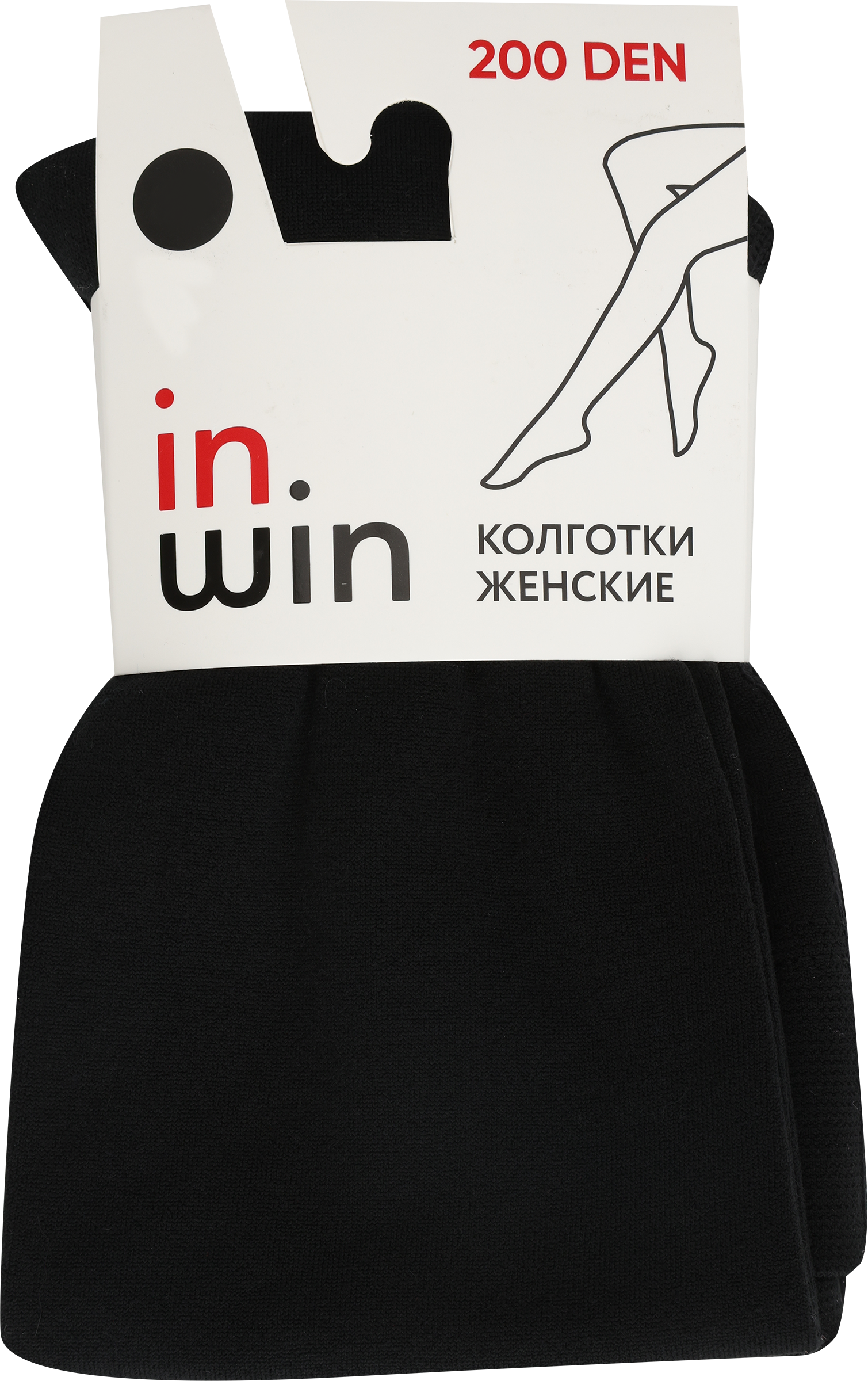Изображение товара Колготки женские INWIN 200 den черные, Арт. WS097-T