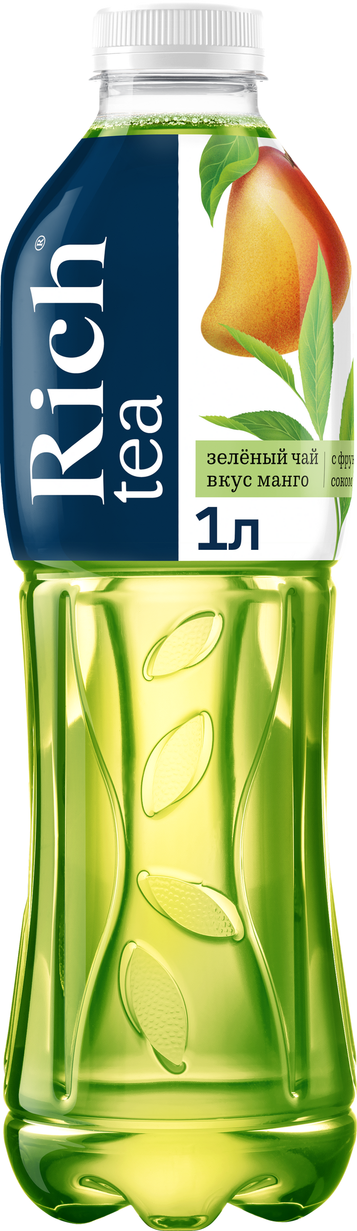 Изображение товара Напиток Зеленый чай Манго RICH 1л с натуральным вкусом Изображение товара Напиток Зеленый чай Манго RICH 1л с натуральным вкусом